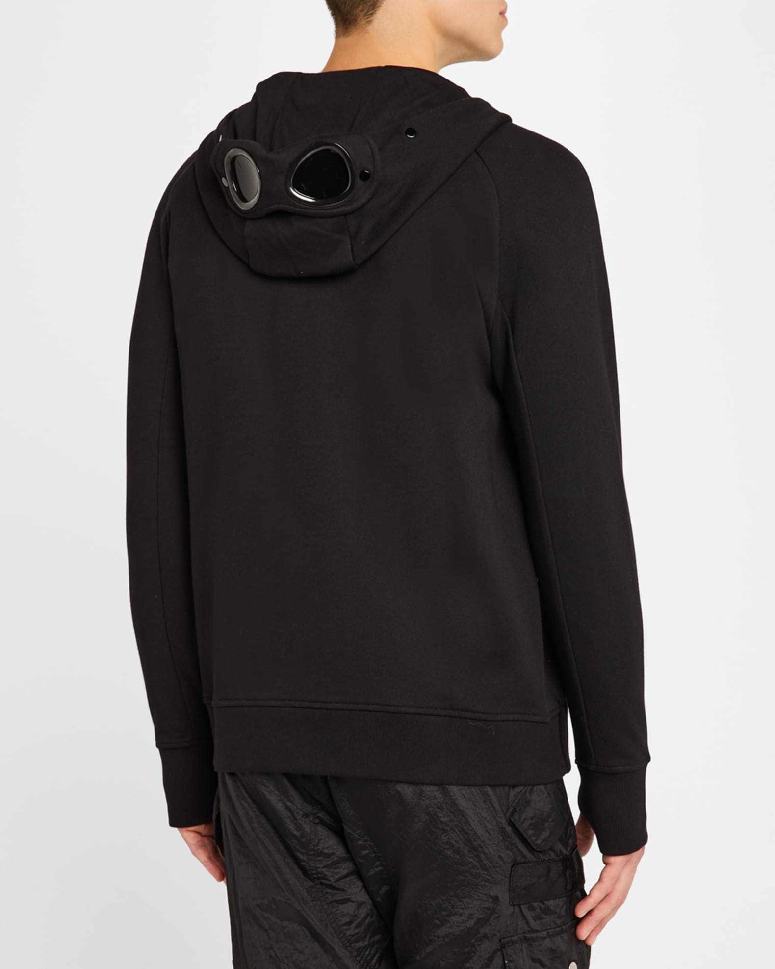 C.P. Company Black Goggle Hoodie