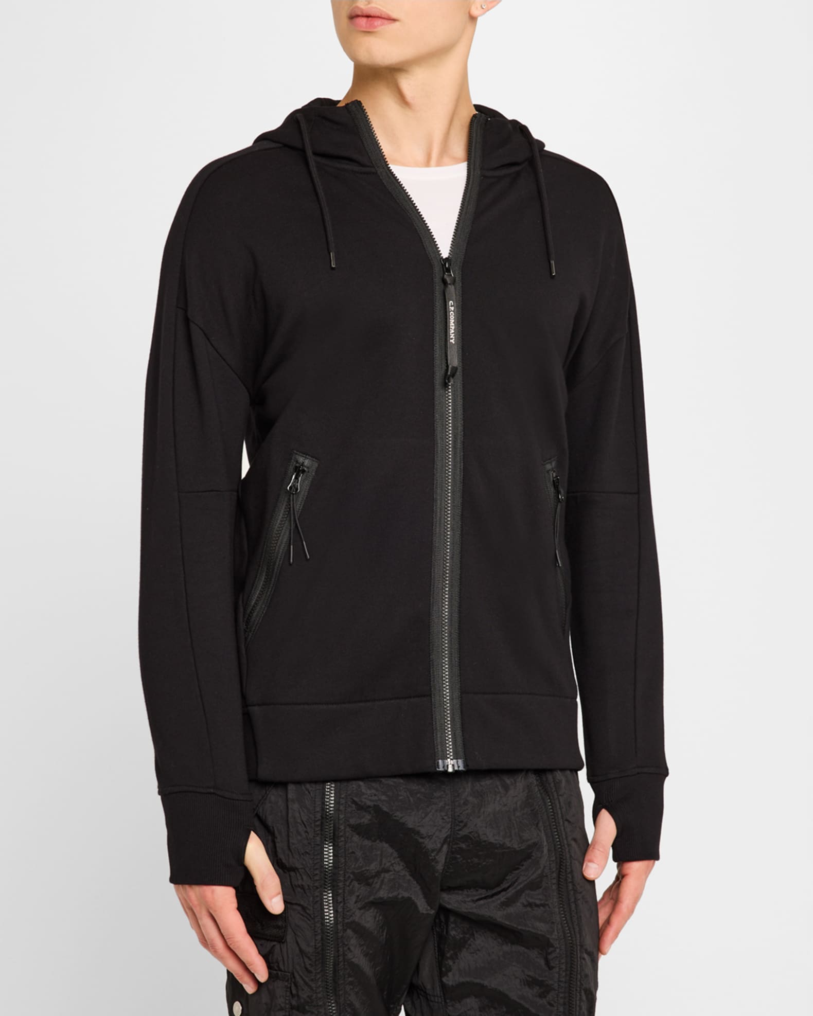C.P. Company Men s Fleece Hoodie with Goggles Neiman Marcus
