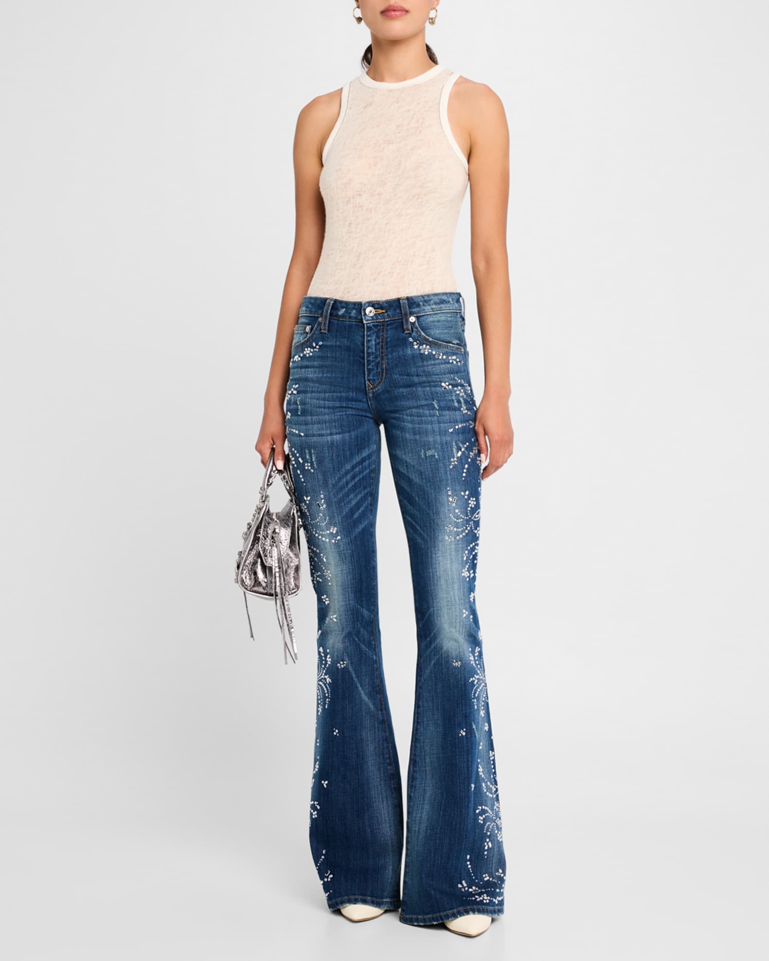 Mosaic flare pants on sale