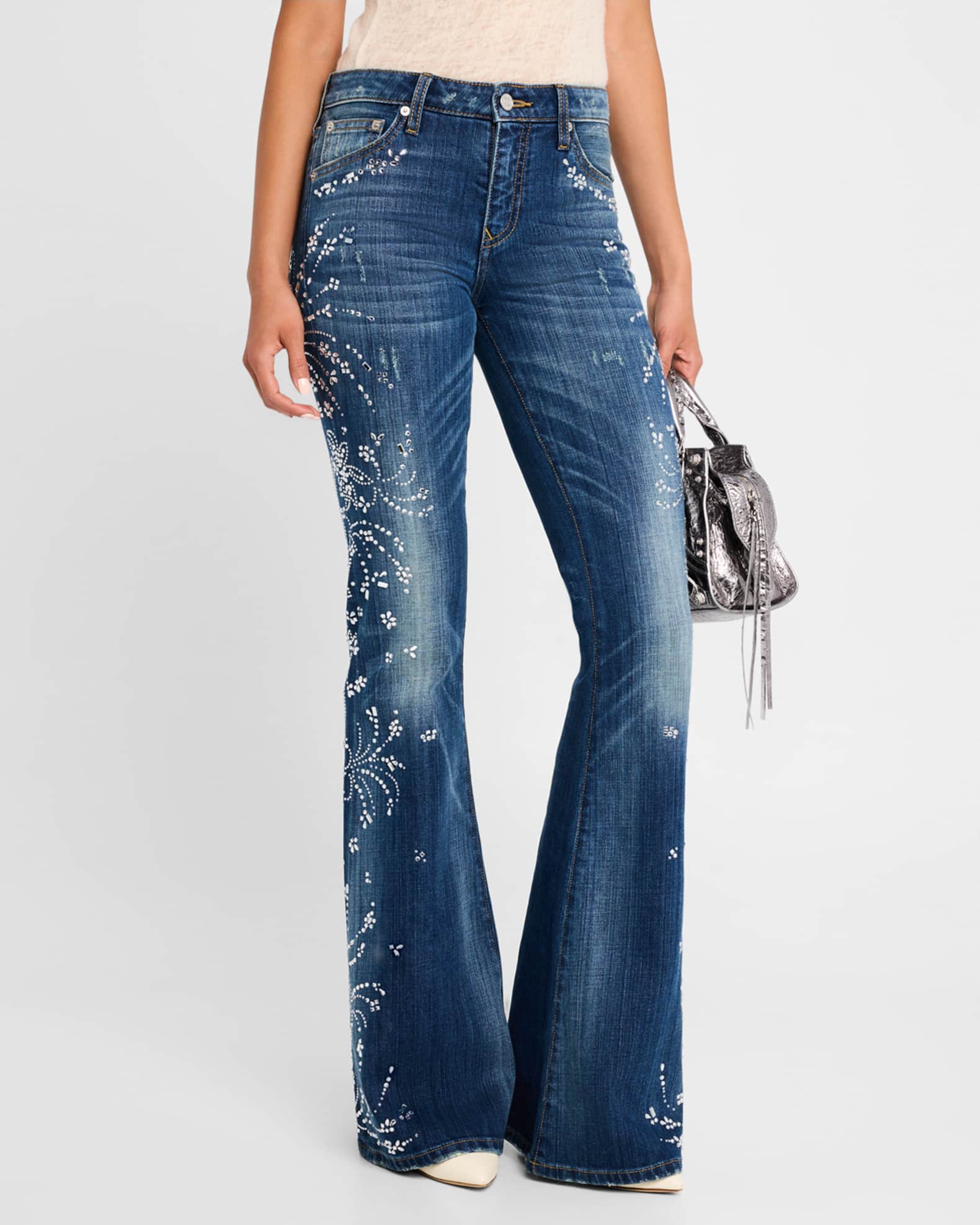 Mosaic flare pants deals