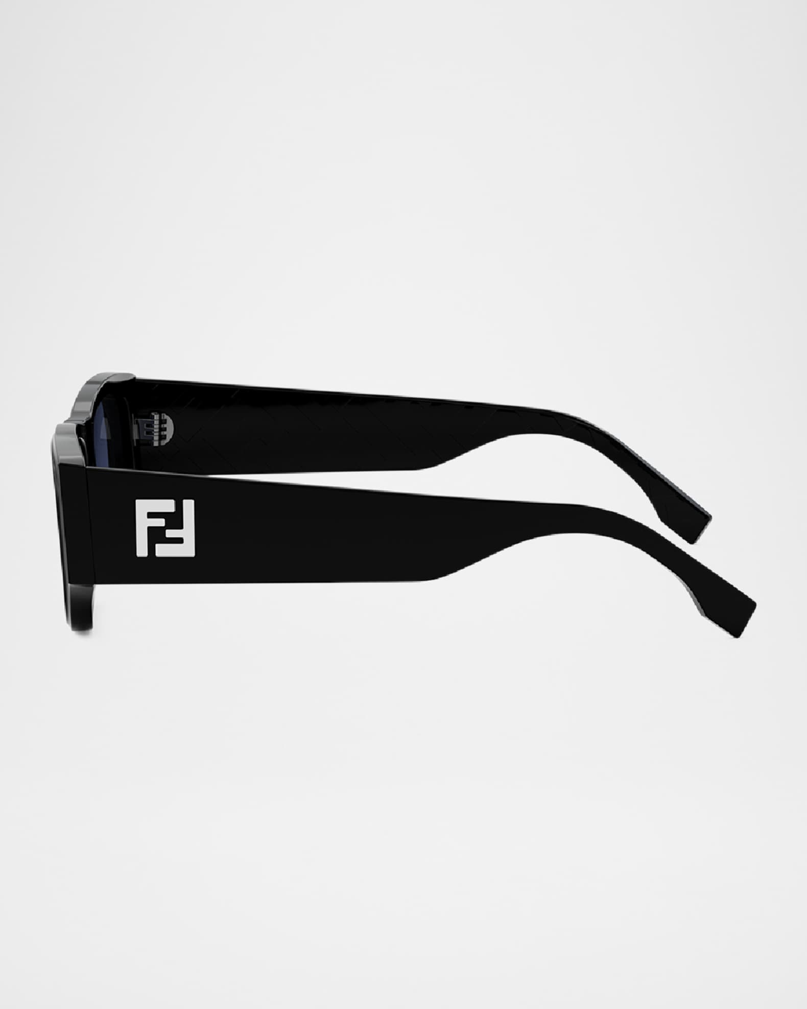 Fendi Men's FF Squared Rectangle Sunglasses | Neiman Marcus