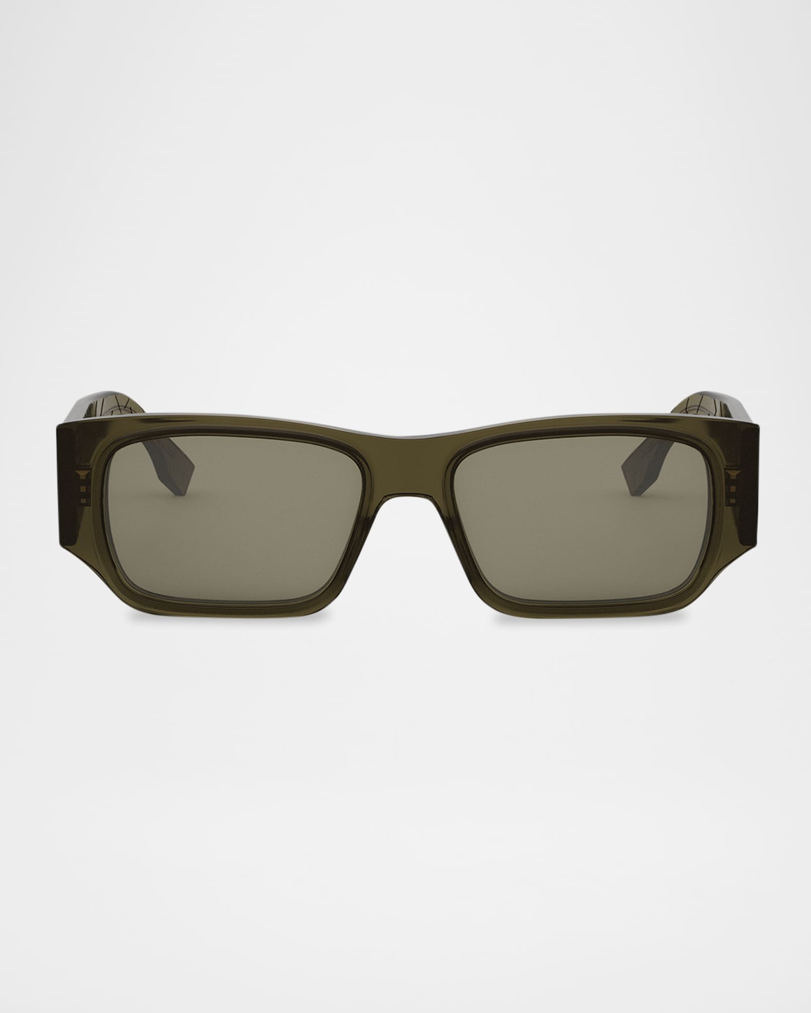 Fendi Men's FF Squared Rectangle Sunglasses | Neiman Marcus
