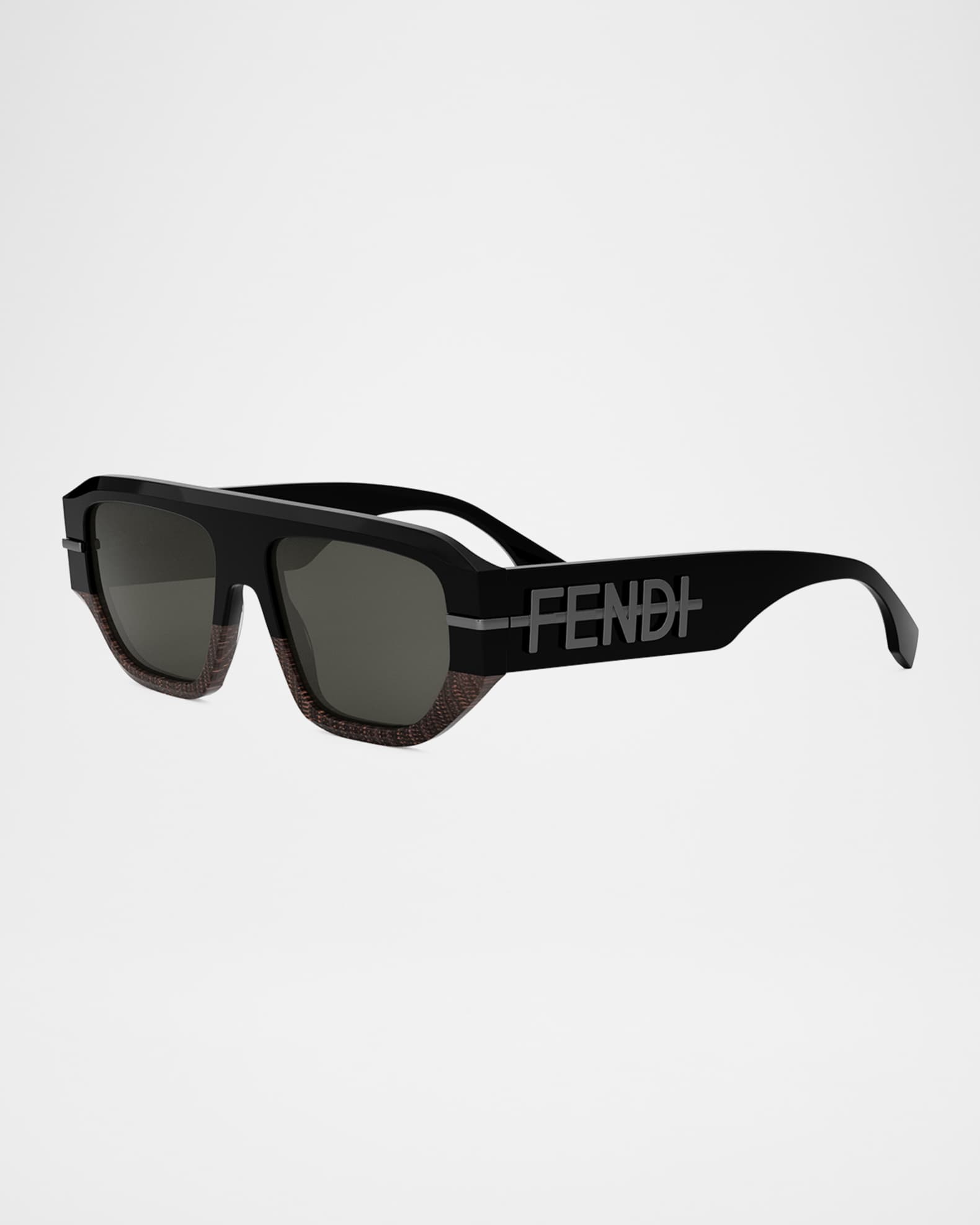 Fendi Men's Fendigraphy Square Sunglasses | Neiman Marcus