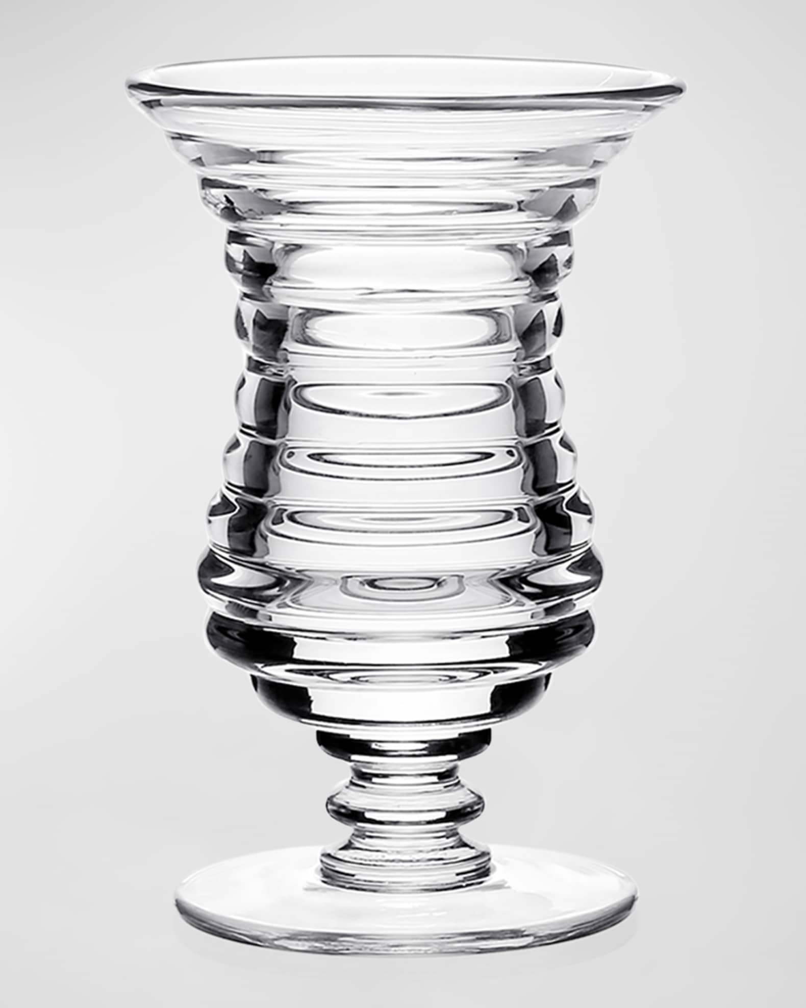 Ripples Footed Vase, 4.75" 0
