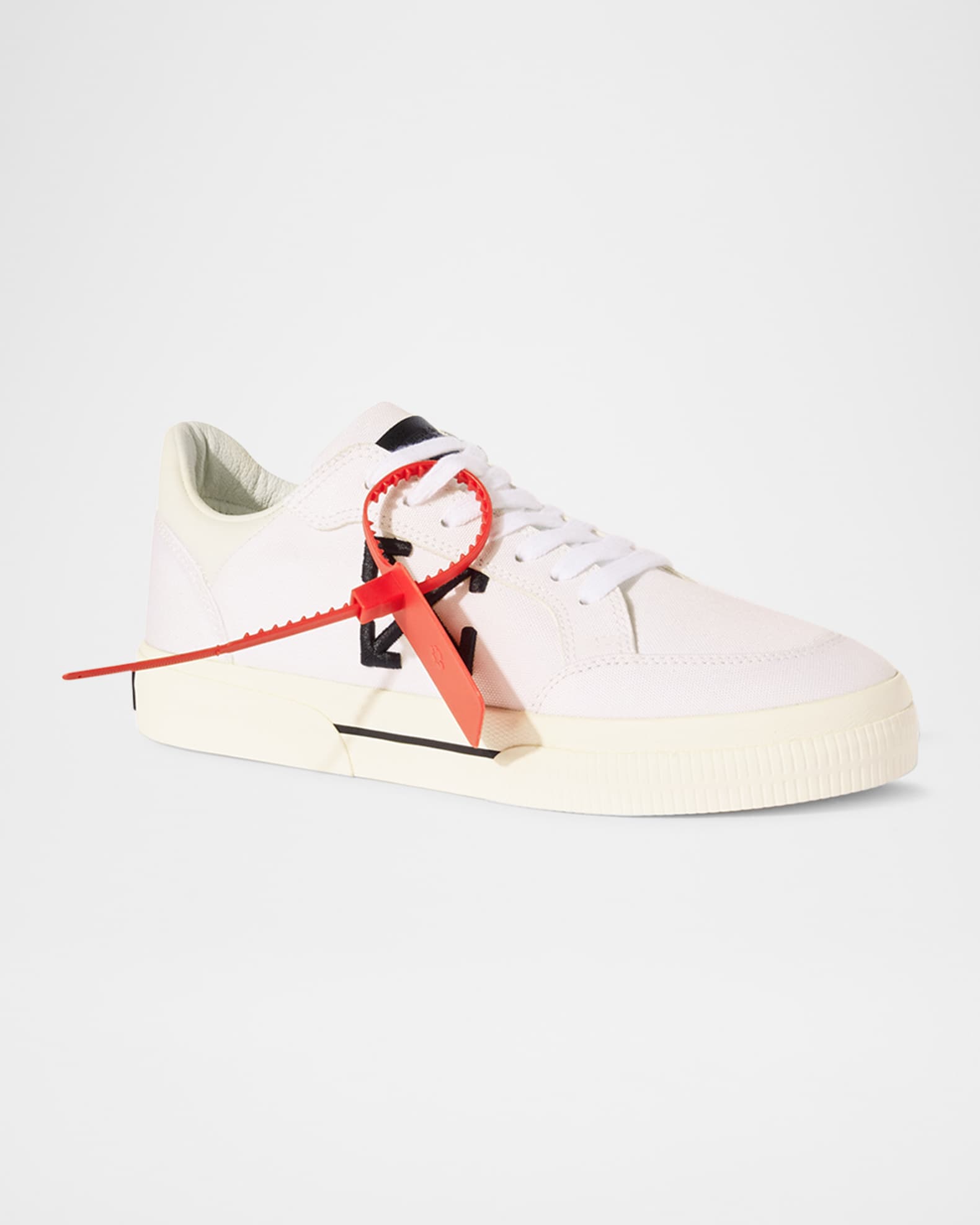 Vulcanized Canvas Bicolor Low-Top Sneakers