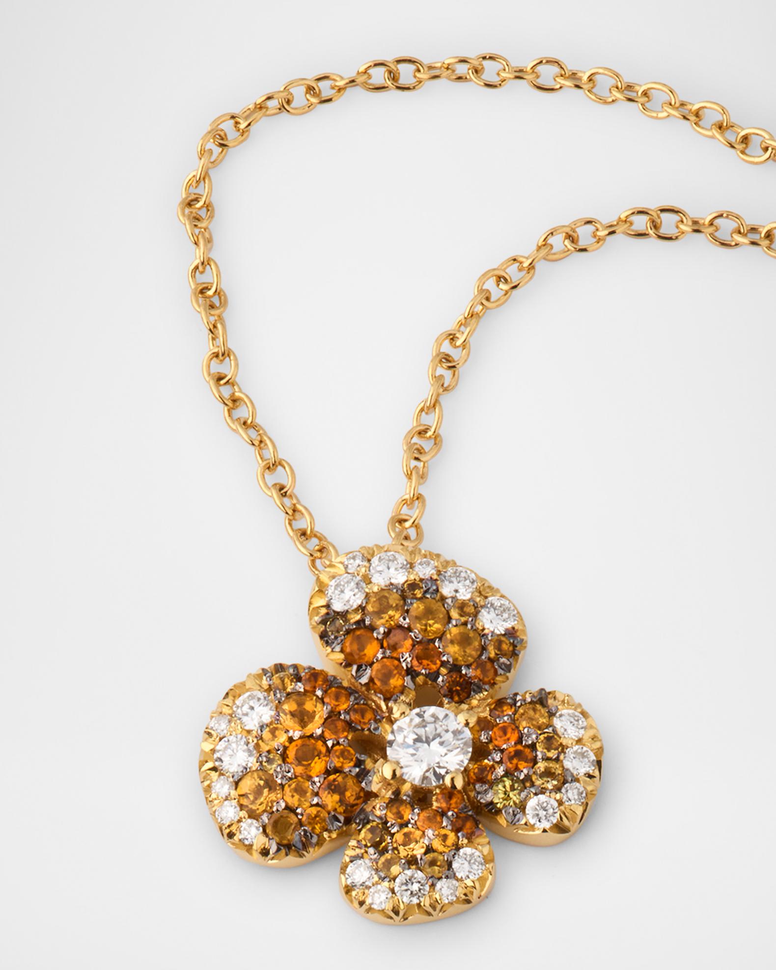 Vintage Rose Gold Floral Pendant - Necklaces from Cavendish Jewellers Ltd UK