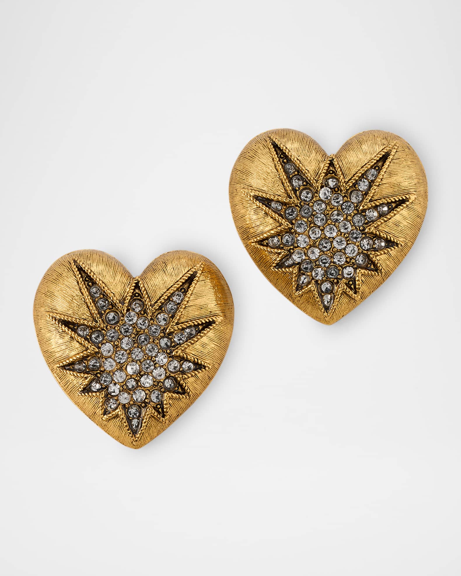Heart of Tefiti Crystal Stud Earrings 0