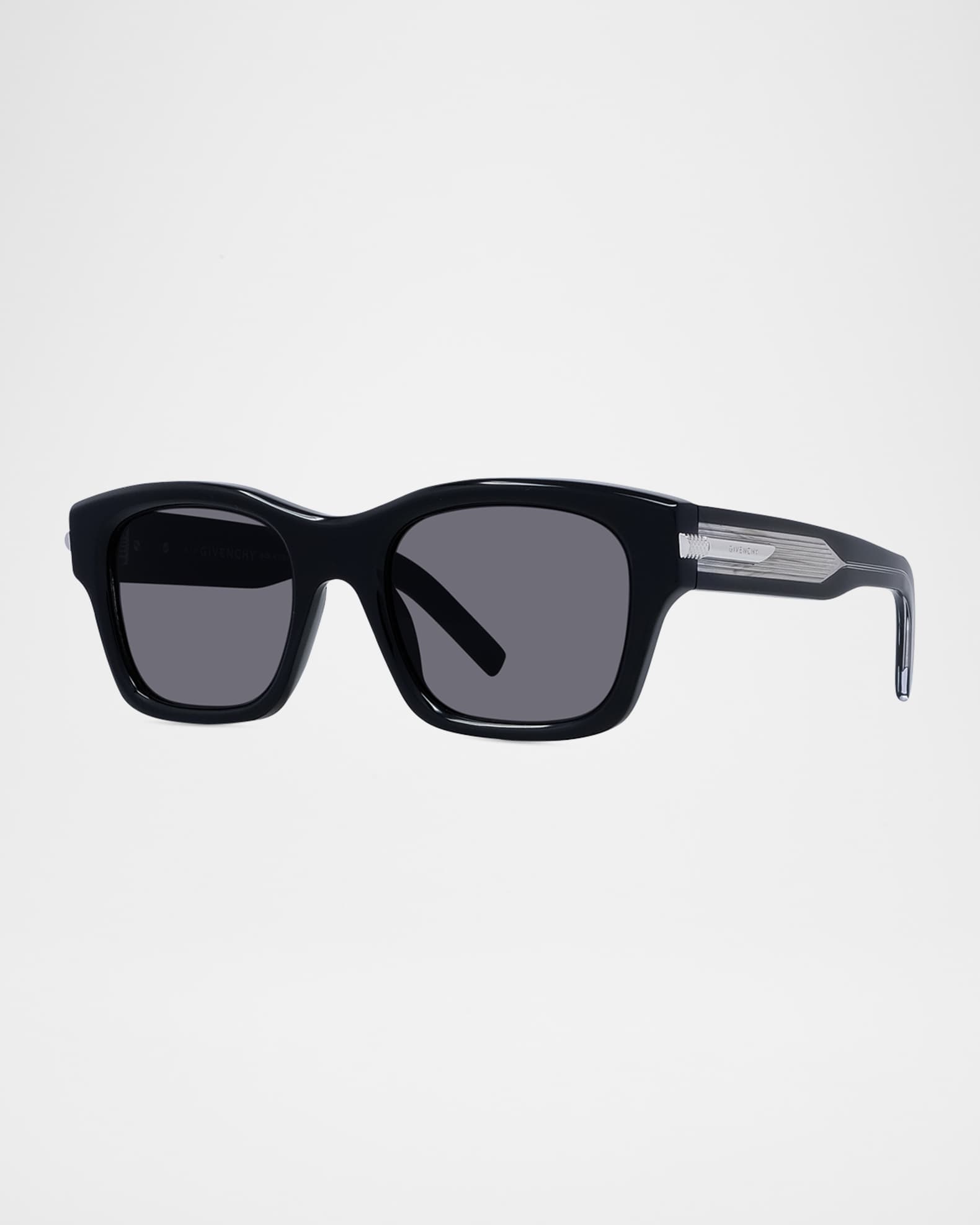 Men's GV One Acetate and Nylon Rectangle Sunglasses 0