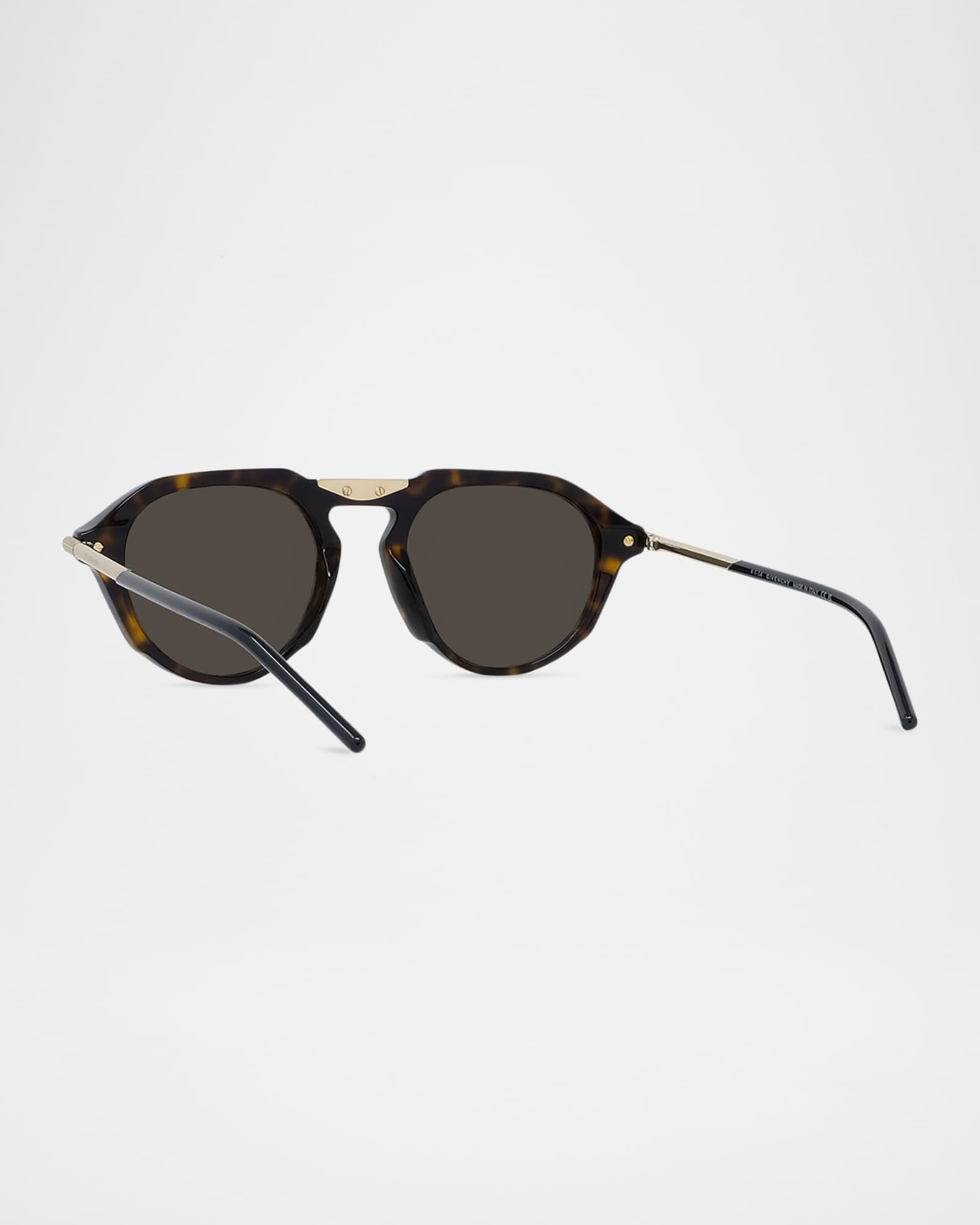 Men's GV One Acetate and Nylon Round Sunglasses 1