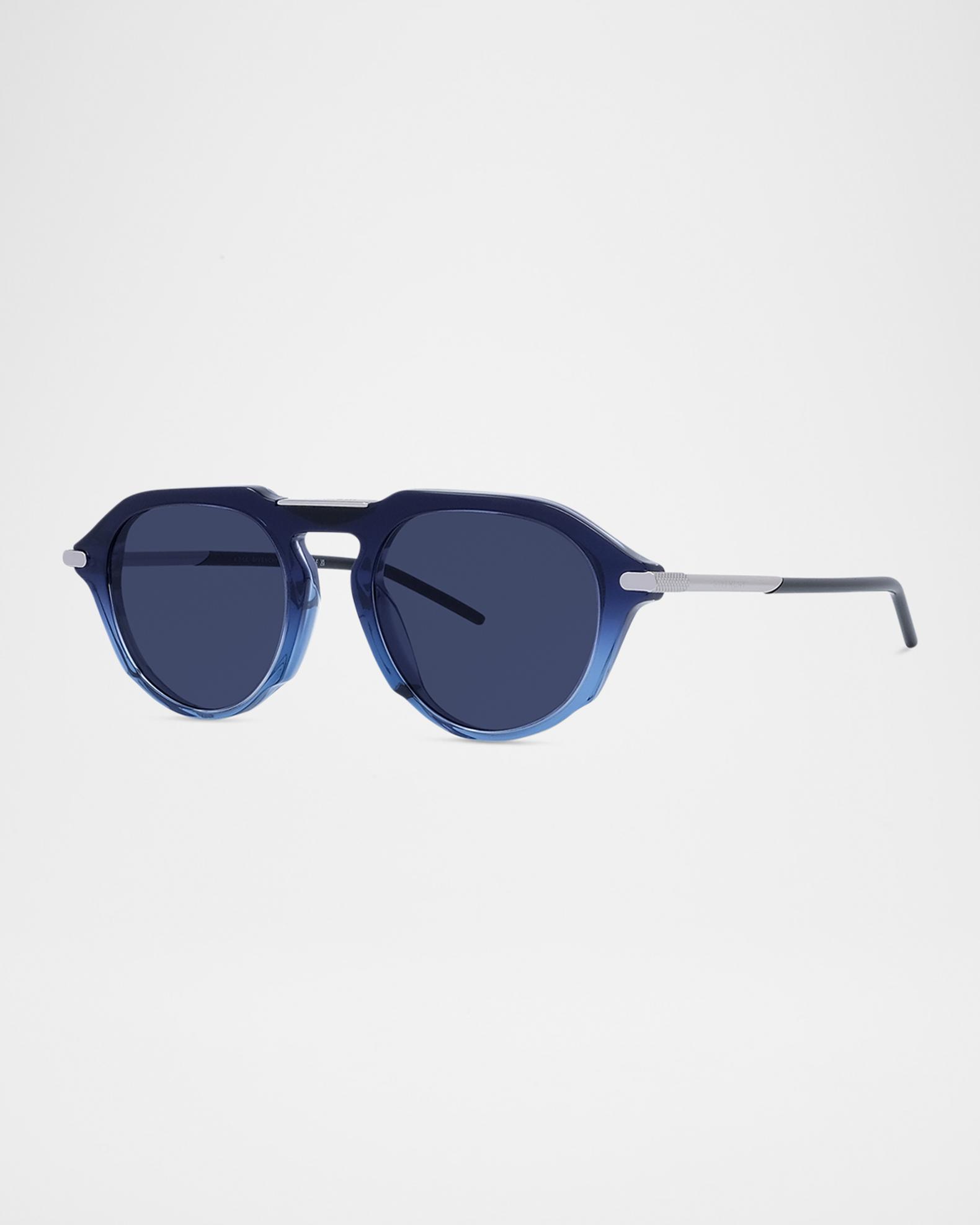 Never Worn Givenchy Sunglasses - Extra Large Round Frames Buy Givenchy Black Acetate Round Oversized GV 7172/F/S  main image 3
