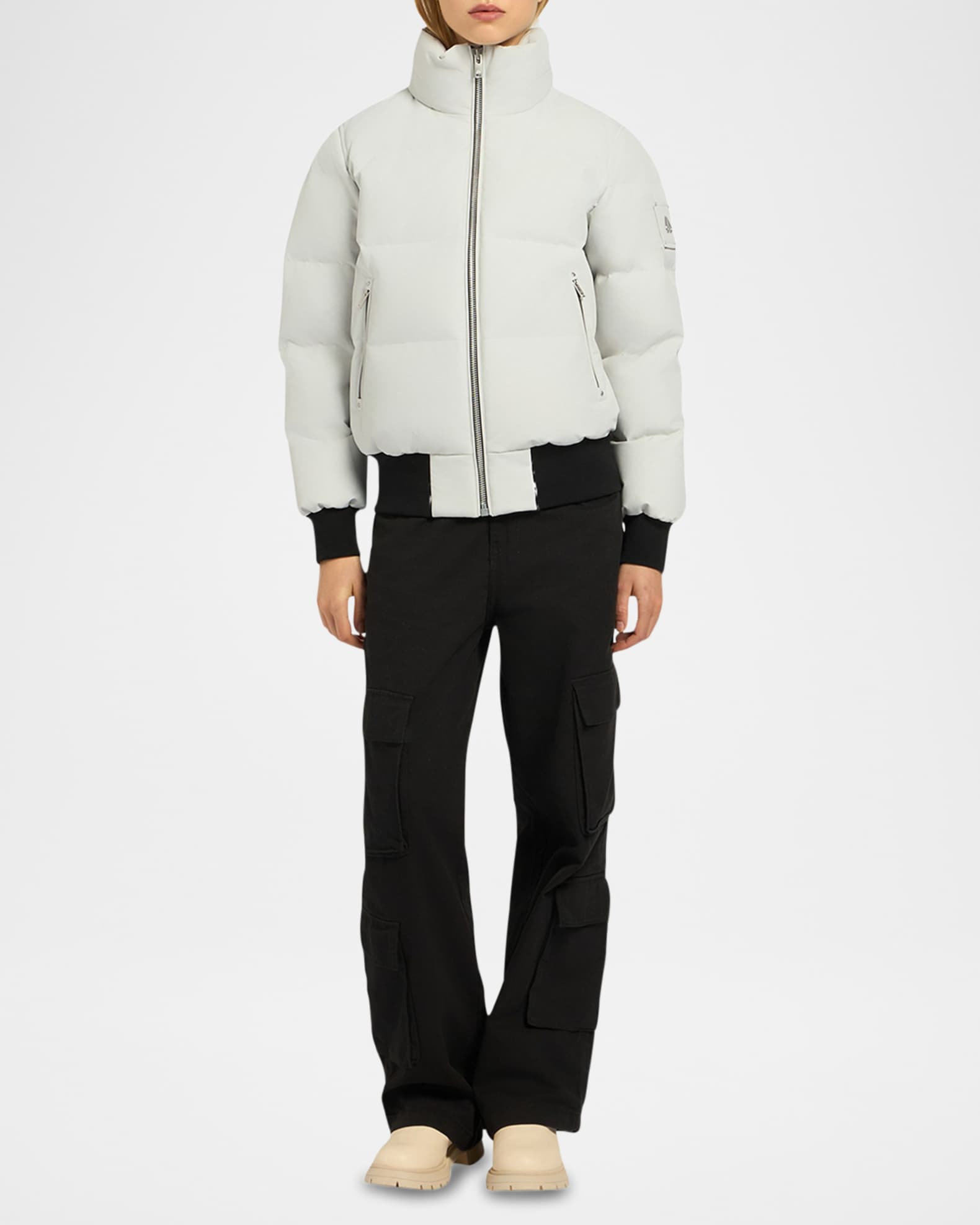 MOOSE KNUCKLES｜JACKETS (ONYX LADRIERE SHEARLING BOMBER Onyx Ladriere Shearling Bomber Jacket | Women |Moose Knuckles