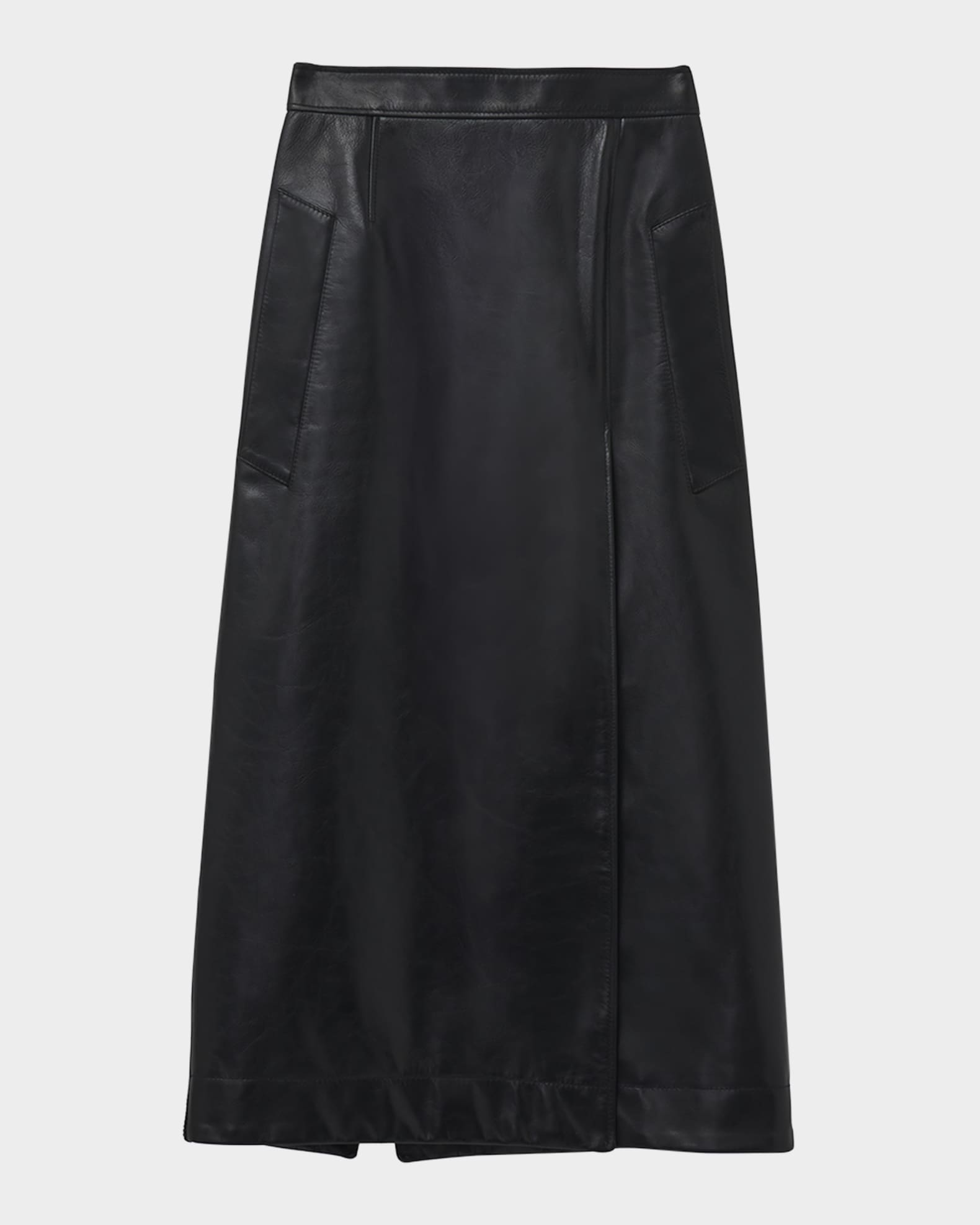 Leather Pencil Skirt 0