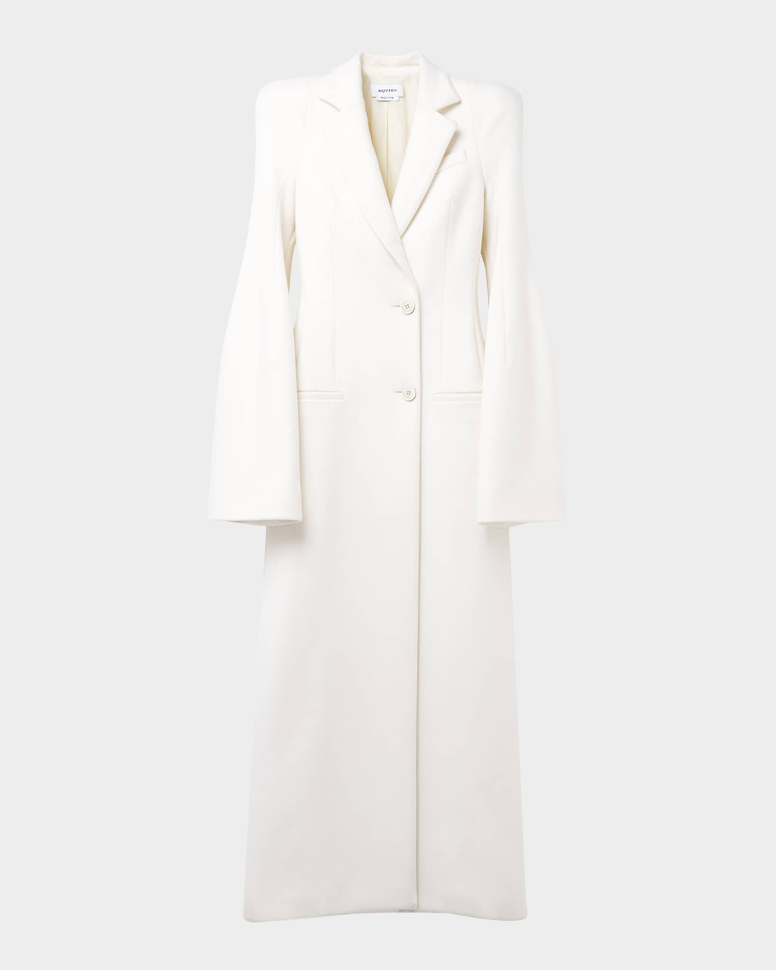 Sculpted Single-Breasted Coat 0