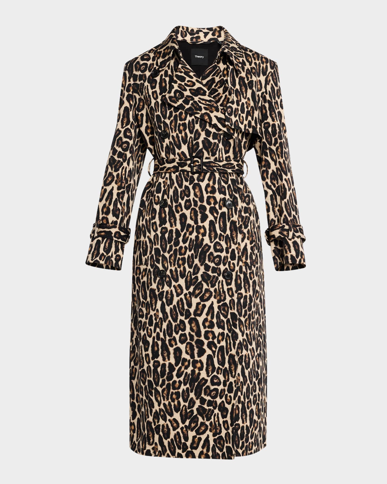 Theory silk trench coat shop