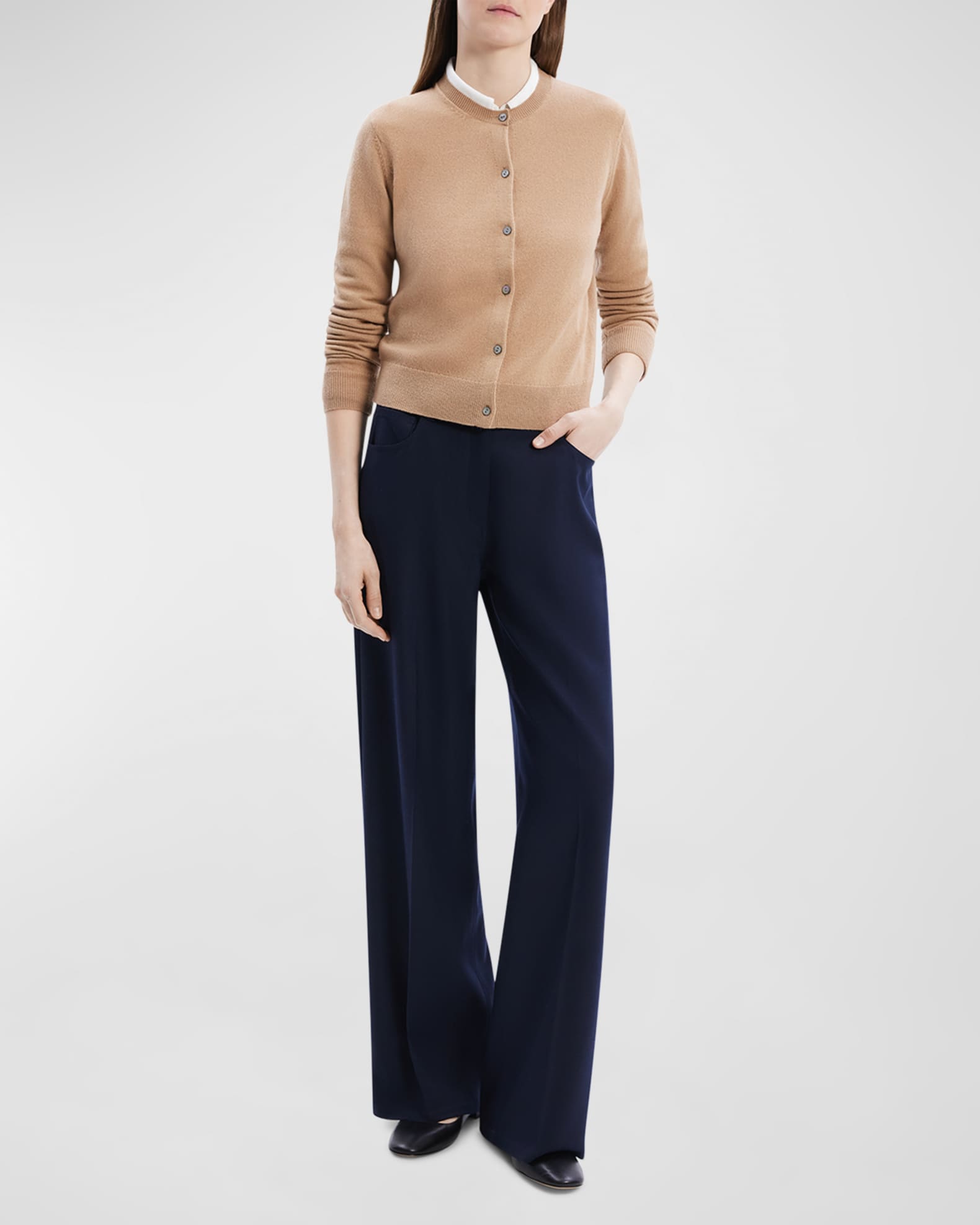 Theory cropped cardigan cheap