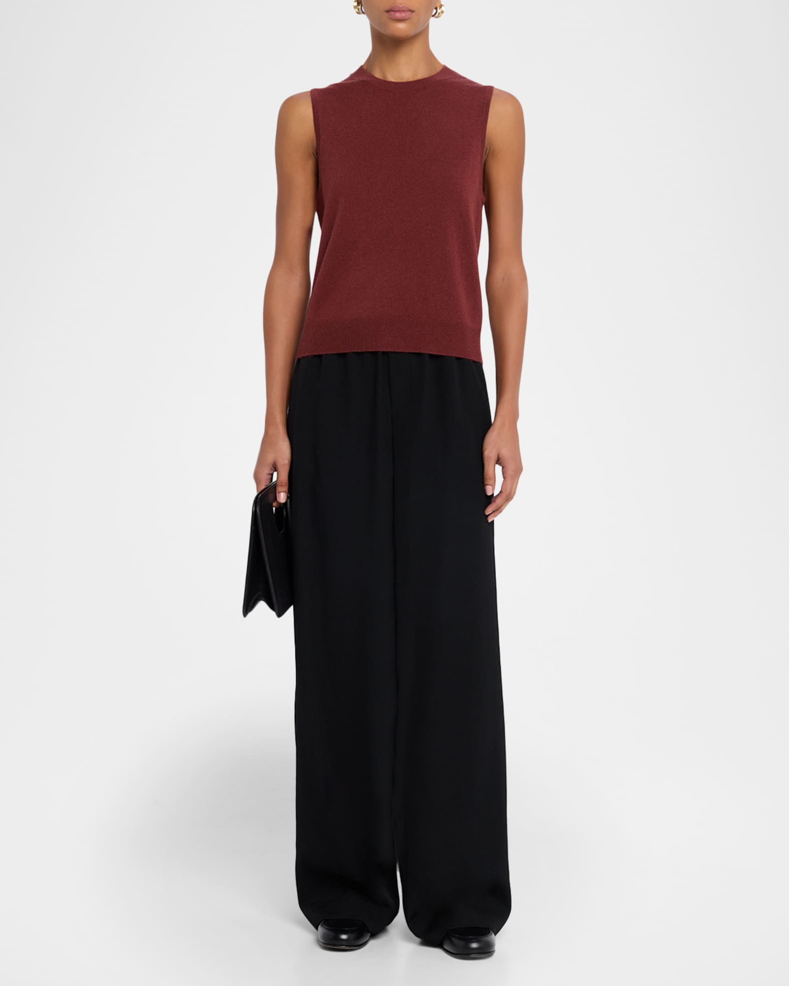 Theory Cashmere Knit Shell Top | Neiman Marcus
