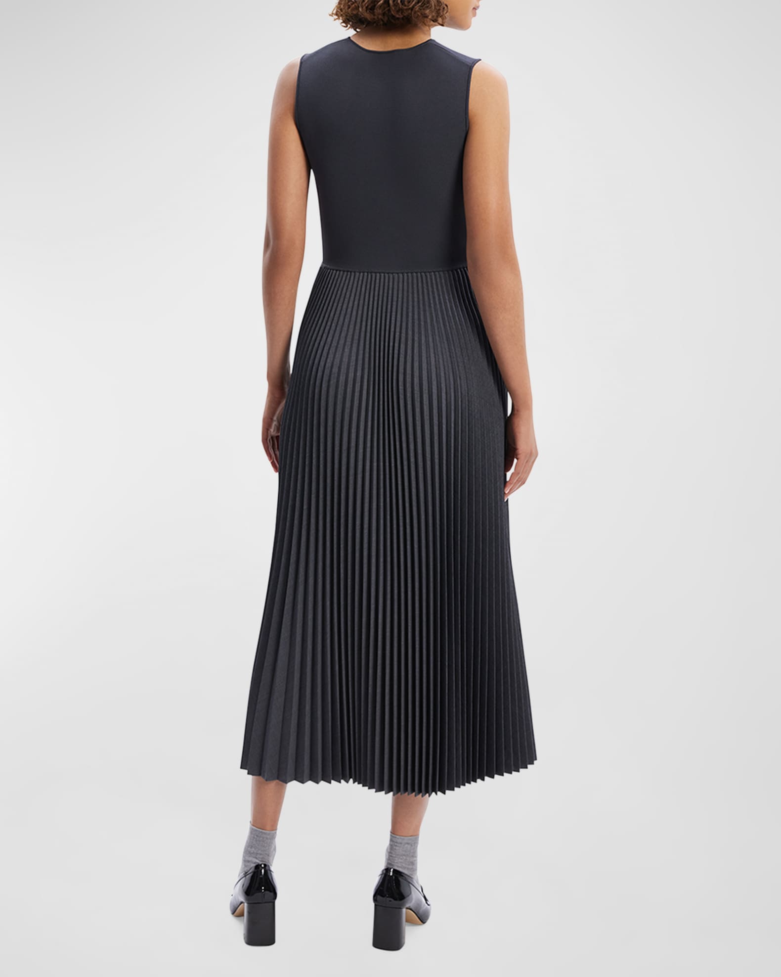 Theory pleated tank dress discount