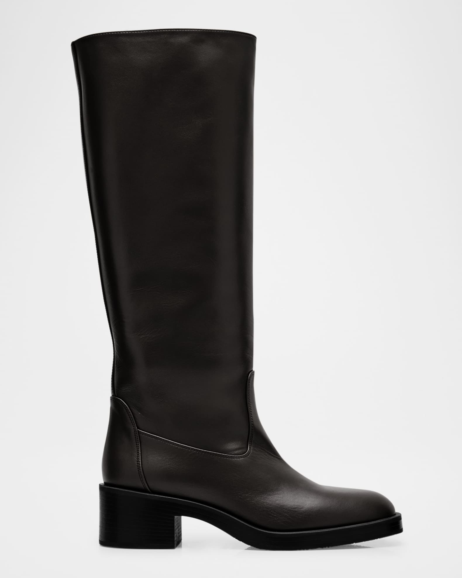 Kaia Leather Knee Boots 0