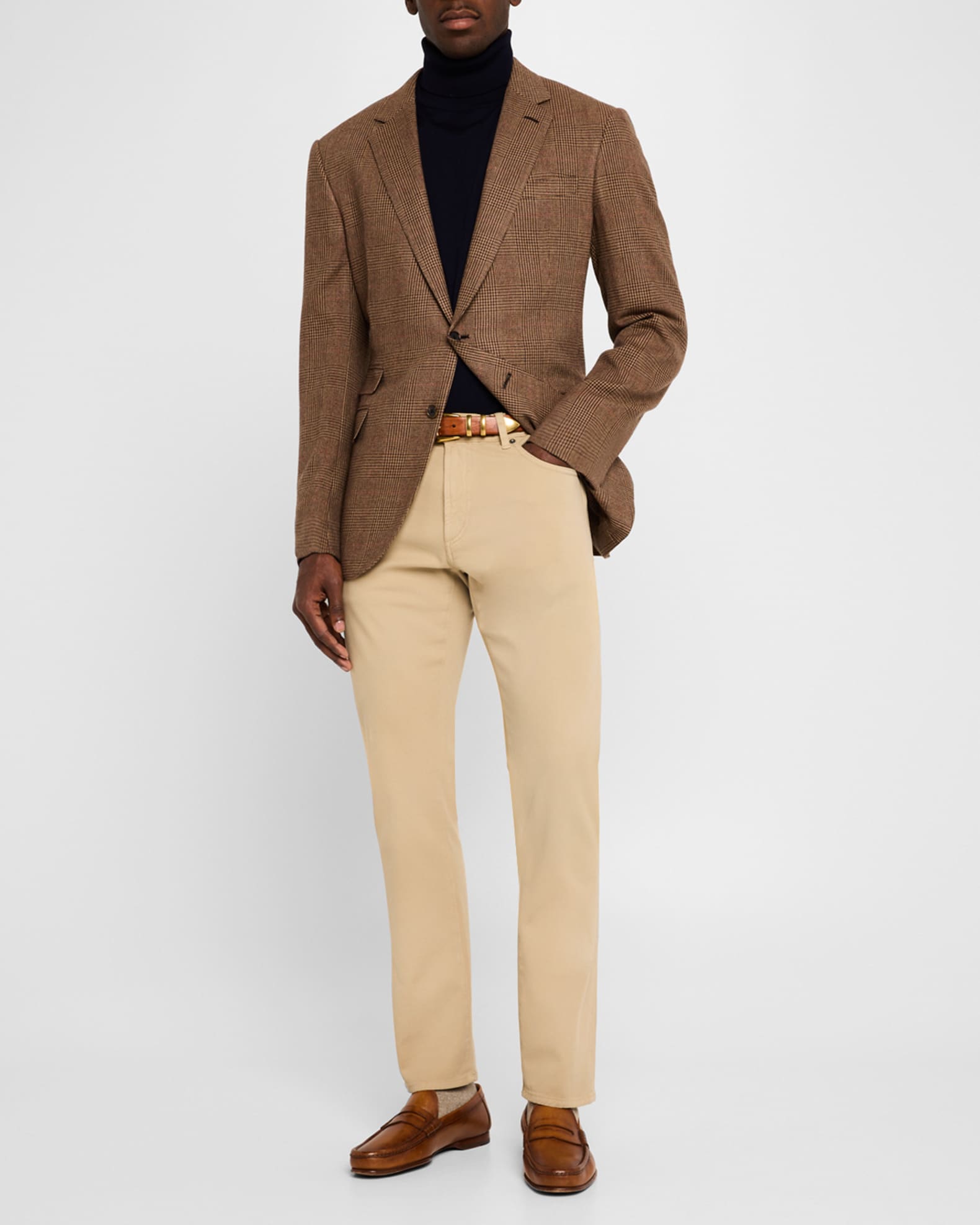 Men's Sherrington Slim Twill 5-Pocket Pants 1