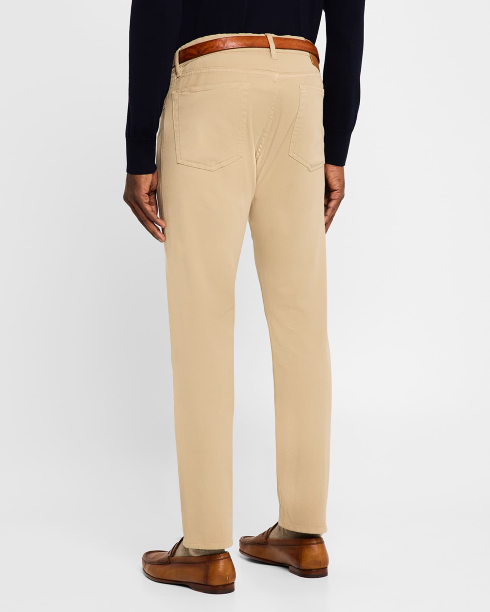 Ralph Lauren Sherrington Slim Twill 5 Pocket Pants Tan