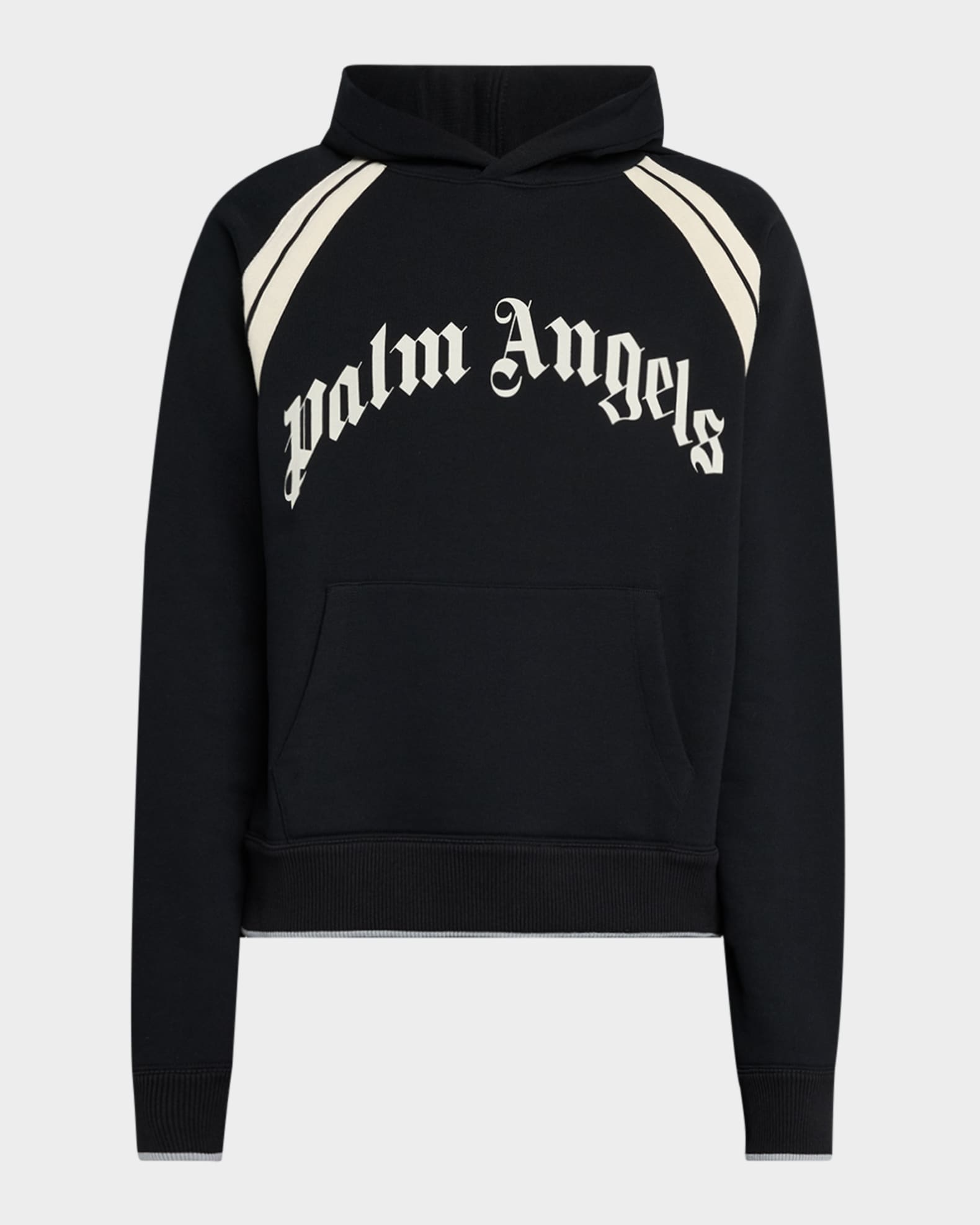 Men's Curved Logo Track Hoodie