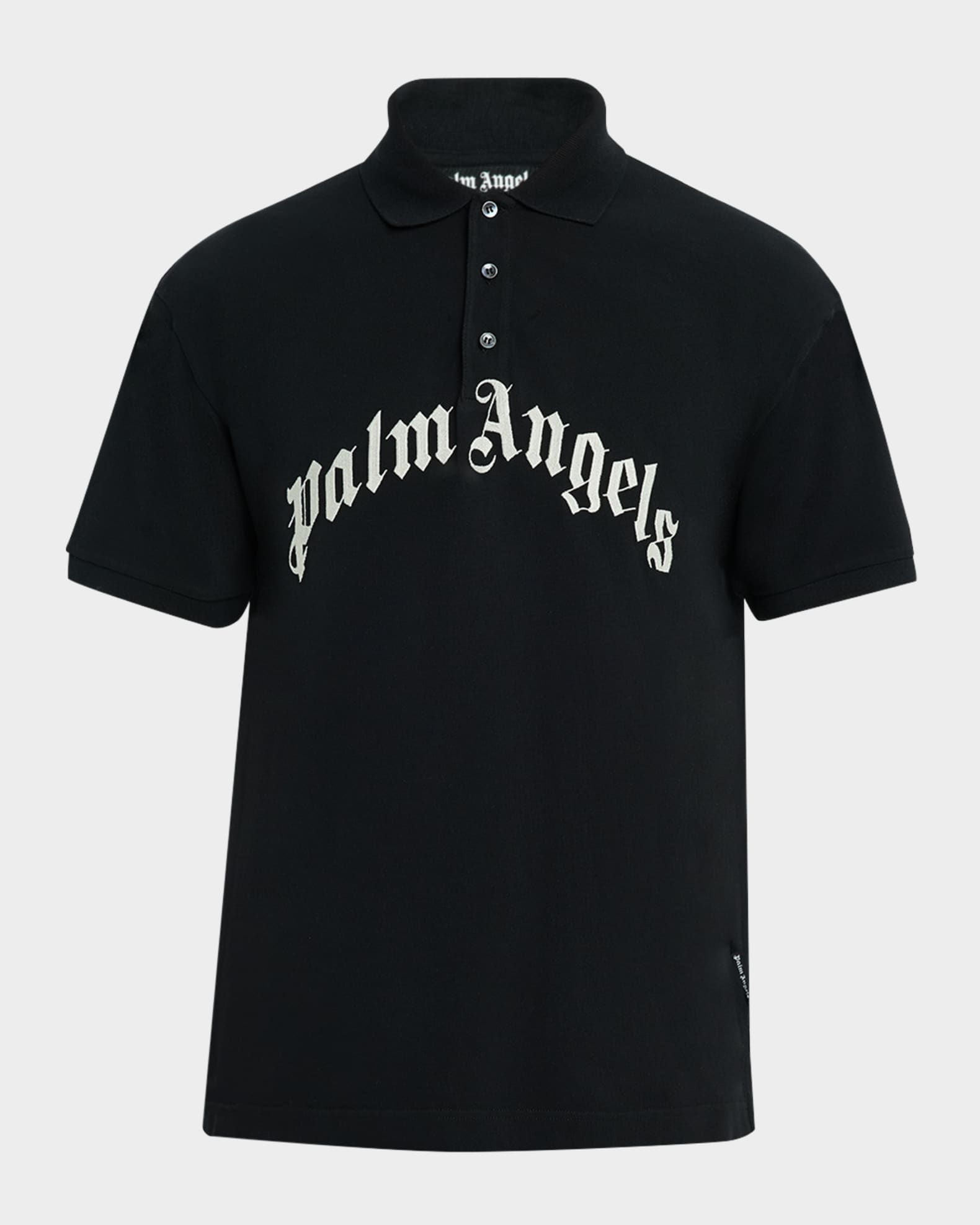 Men's Curved Logo Polo Shirt