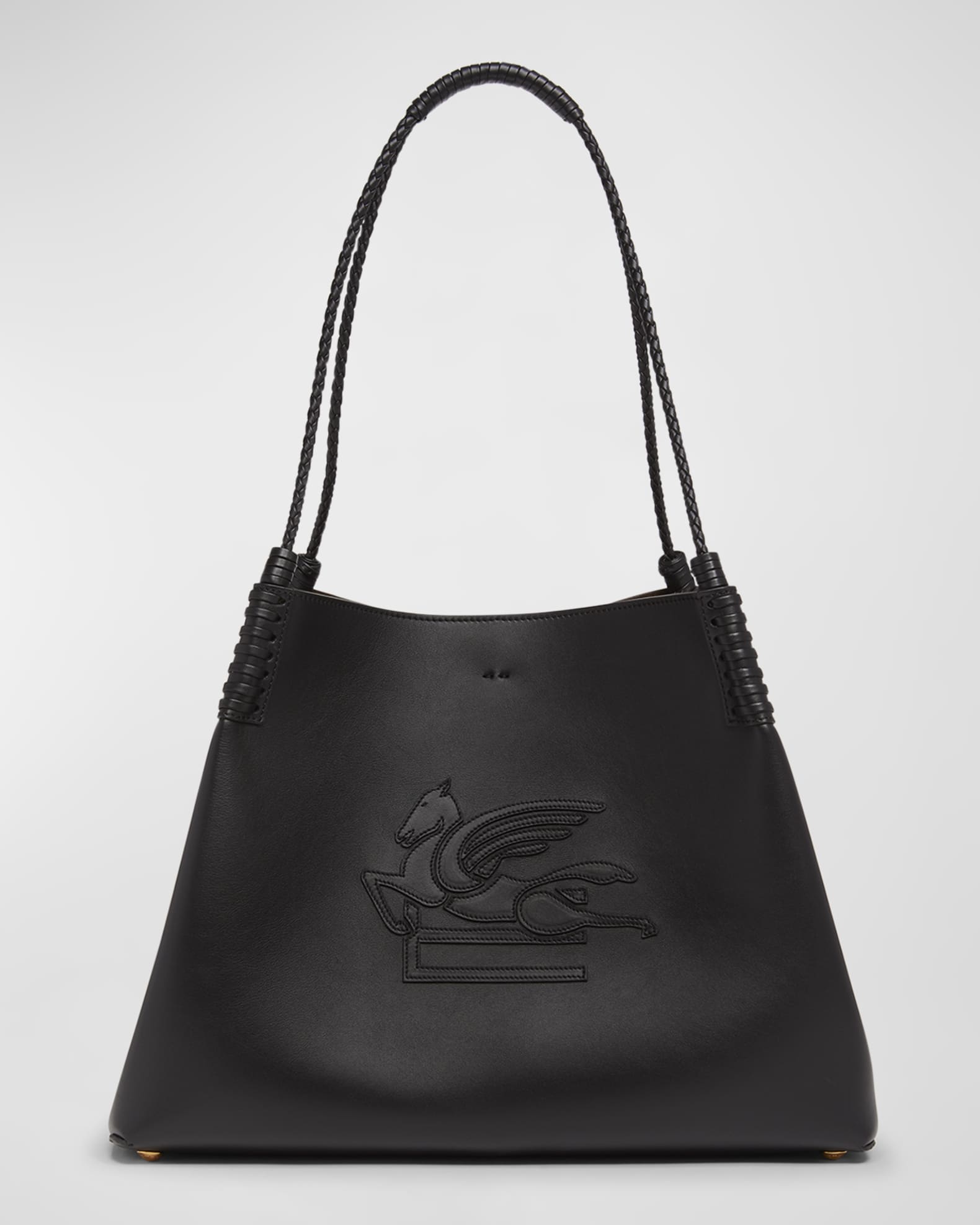 Libra Leather Shopping Shoulder Bag 0