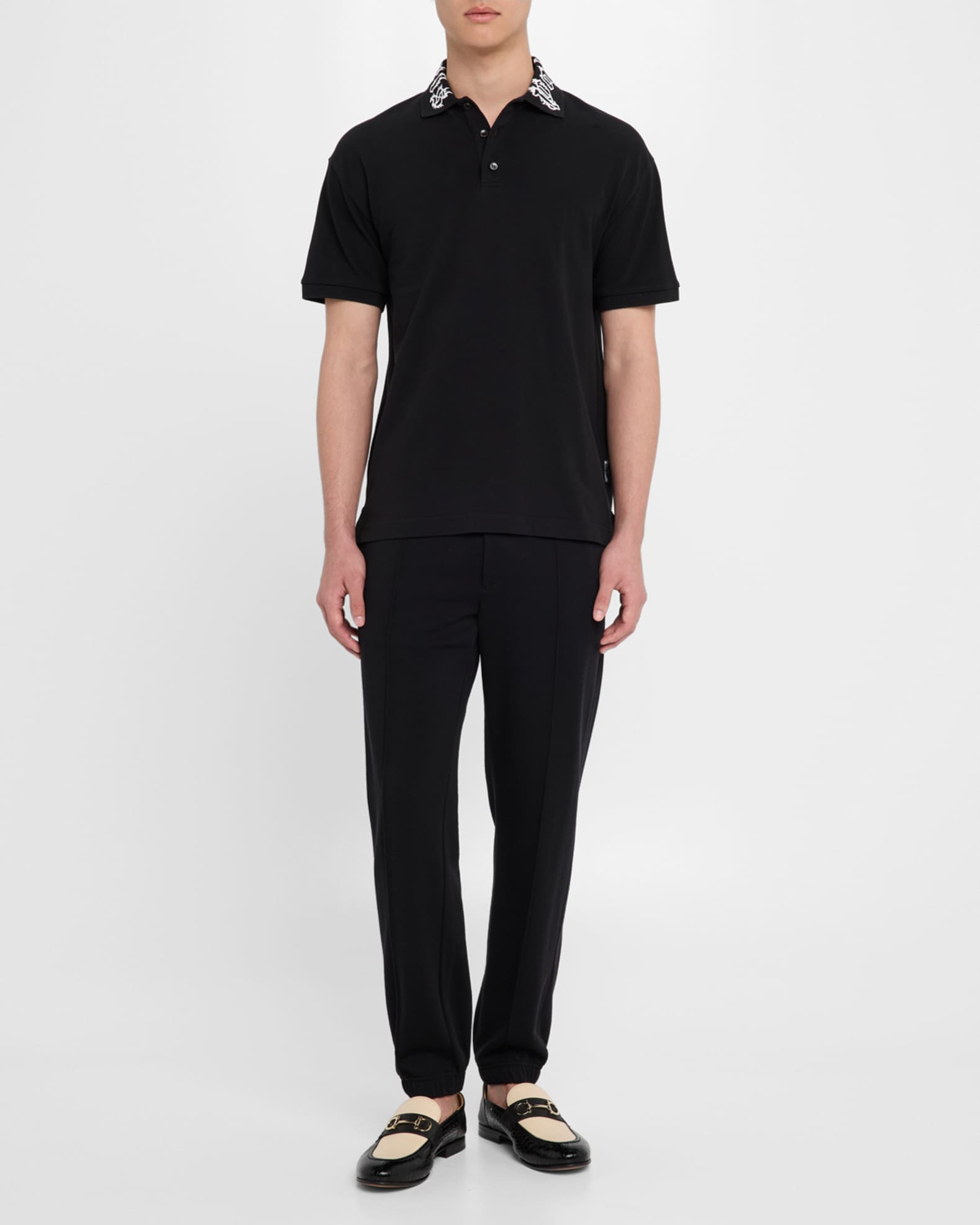 Men's Neck-Logo Polo Shirt 1