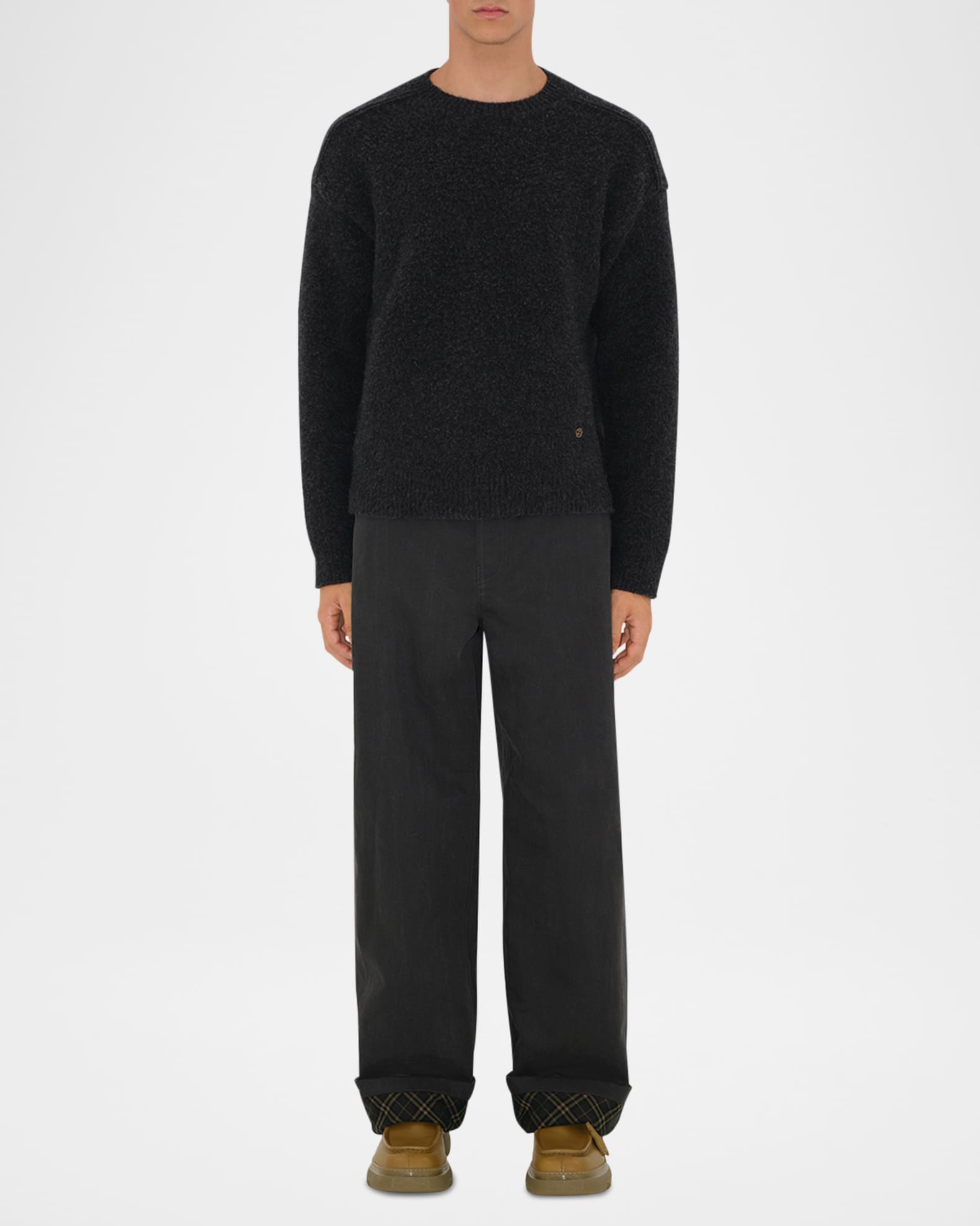 Men's Faded Canvas Workwear Pants - Thumbnail 2