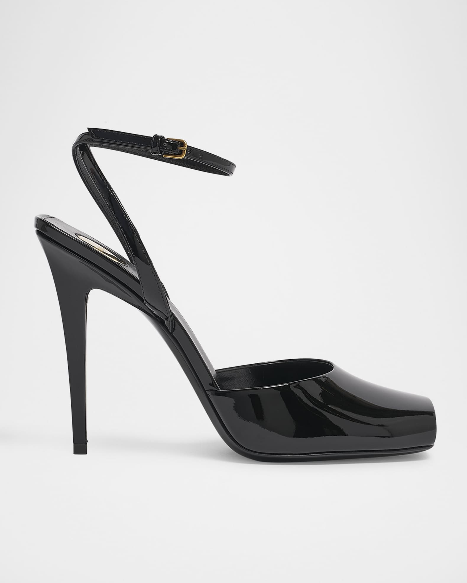Saint Laurent \"Le Scandale\" サンダル SAINT LAURENT La Scandale metallic leather sandals | NET-A