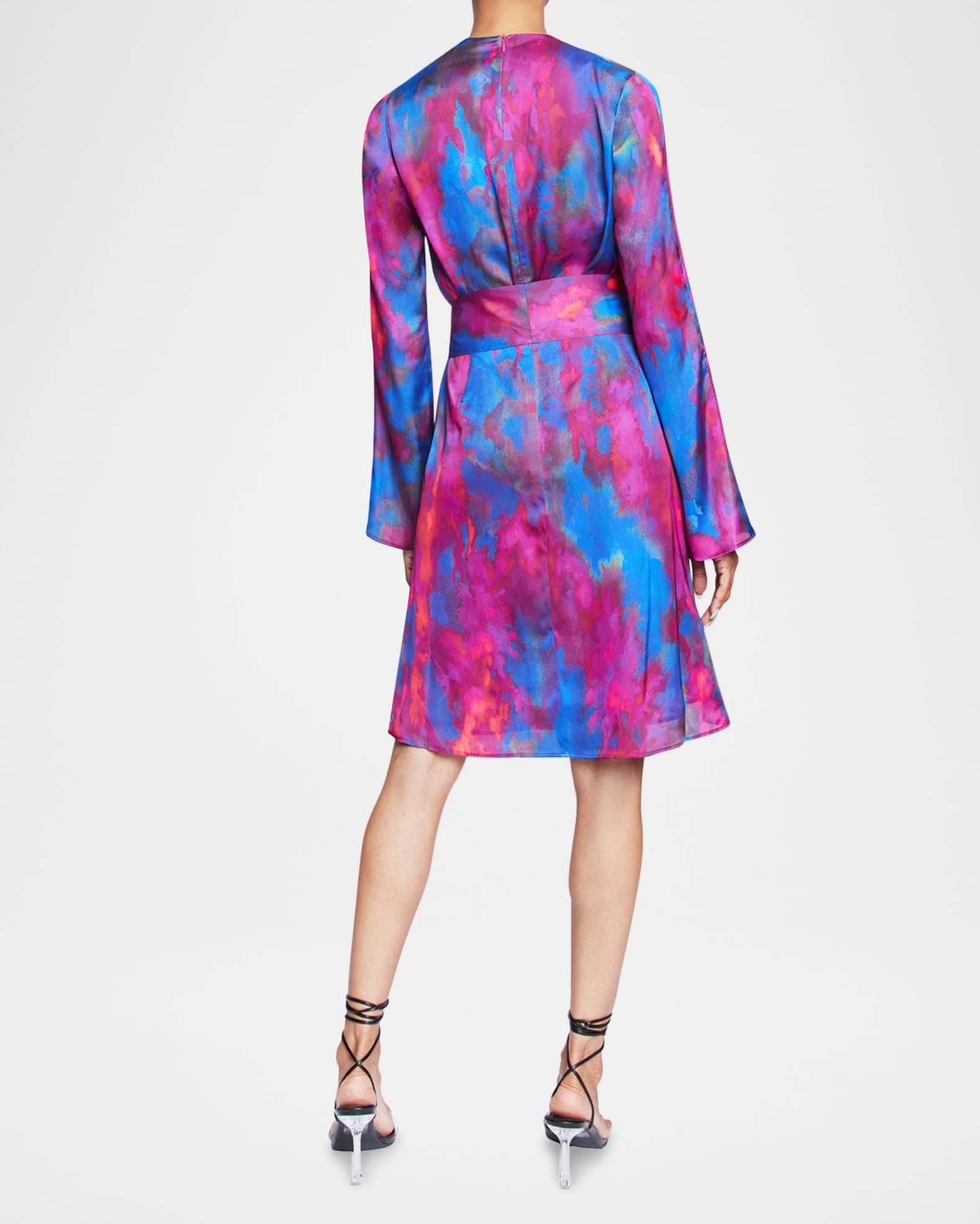 Finnley jersey faux baytec wrap dress