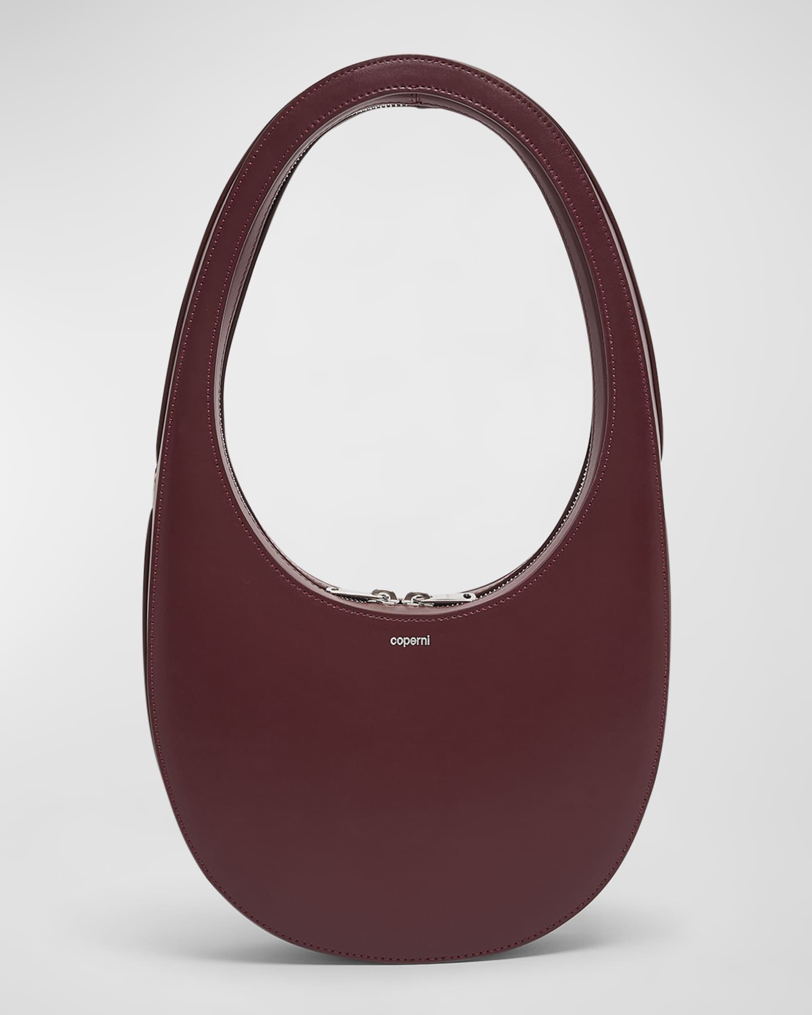 Swipe Zip Leather Crossbody Bag 0