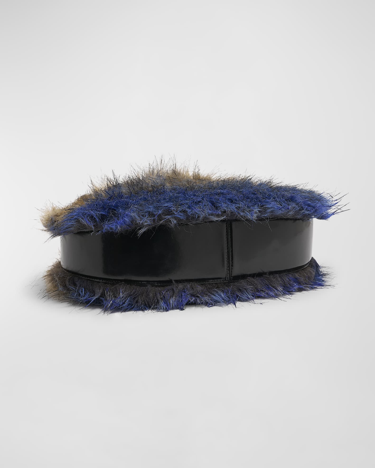 Swipe Sound Faux Fur Top-Handle Bag 1