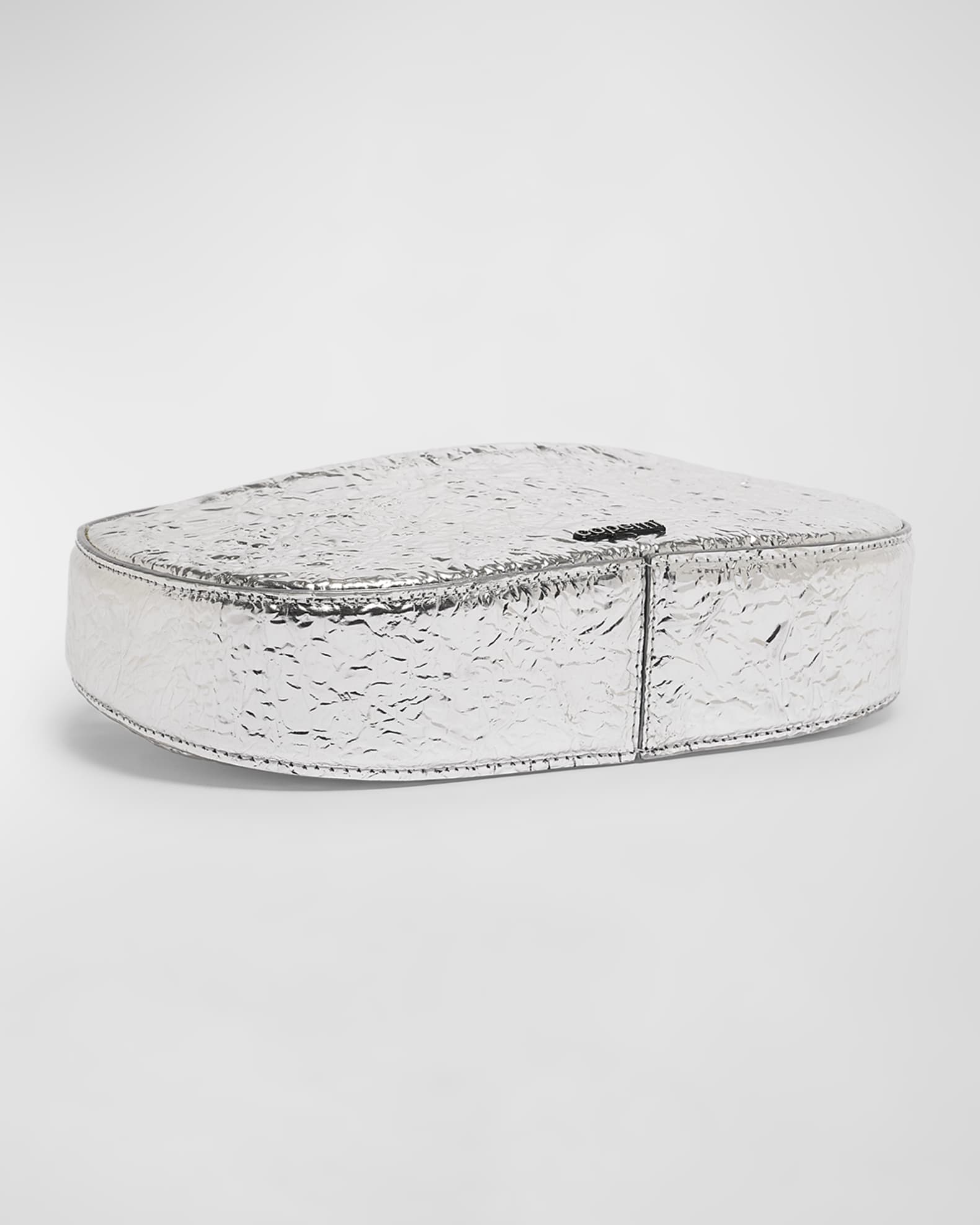 Swipe Small Foil Leather Top-Handle Bag 1