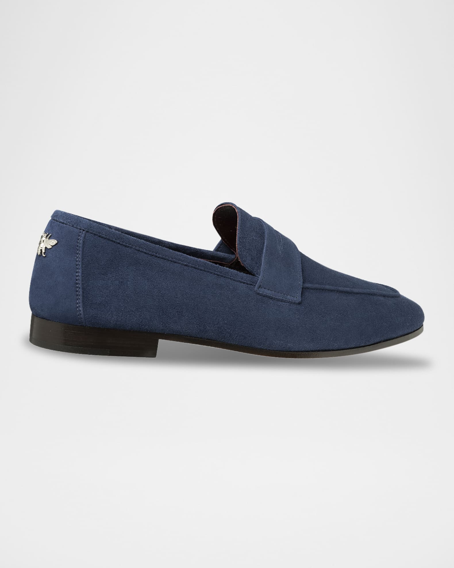 Flaneur Suede Penny Loafers 1