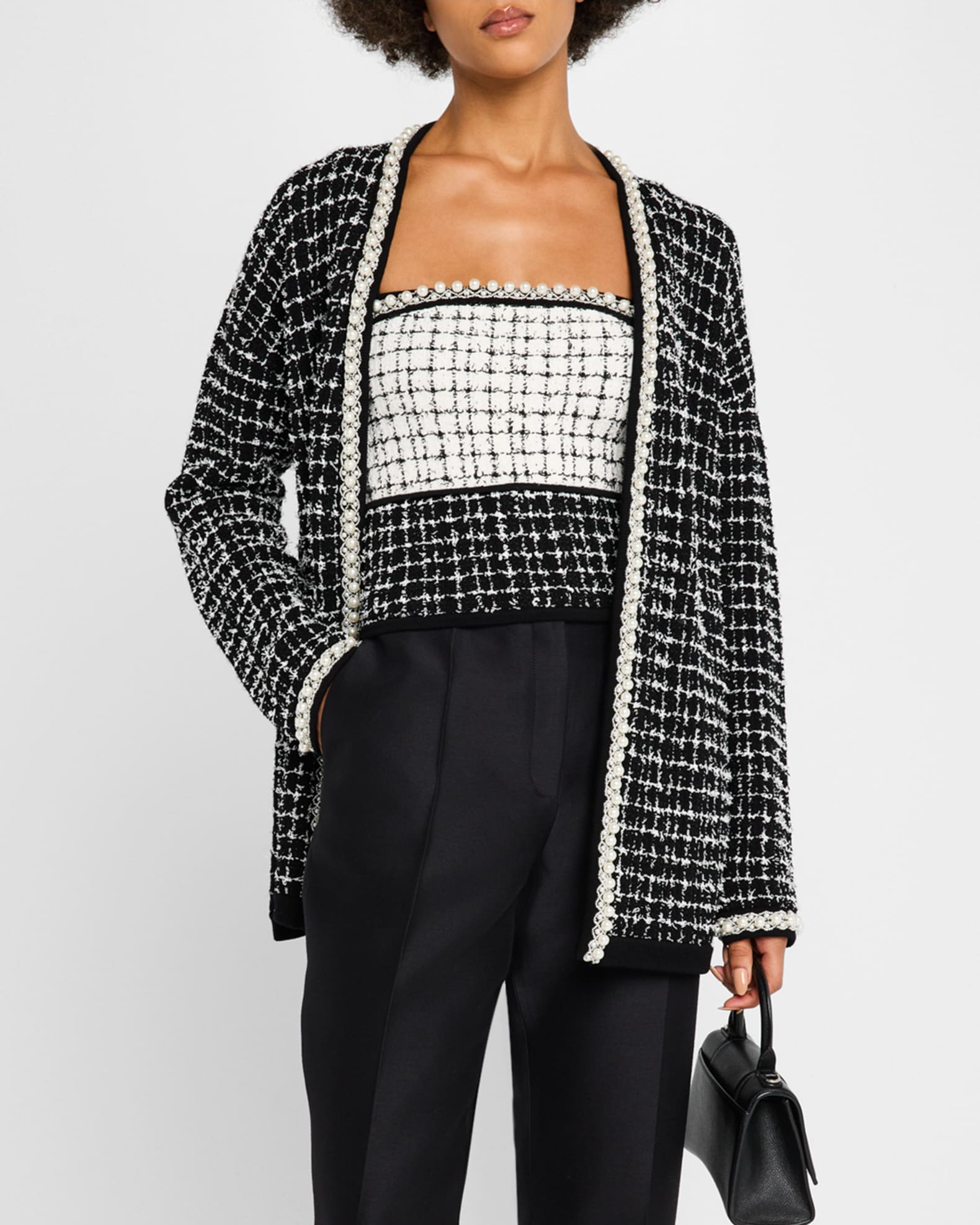 Alice + Olivia x The Beatles Bradford Cardigan | White | FARFETCH