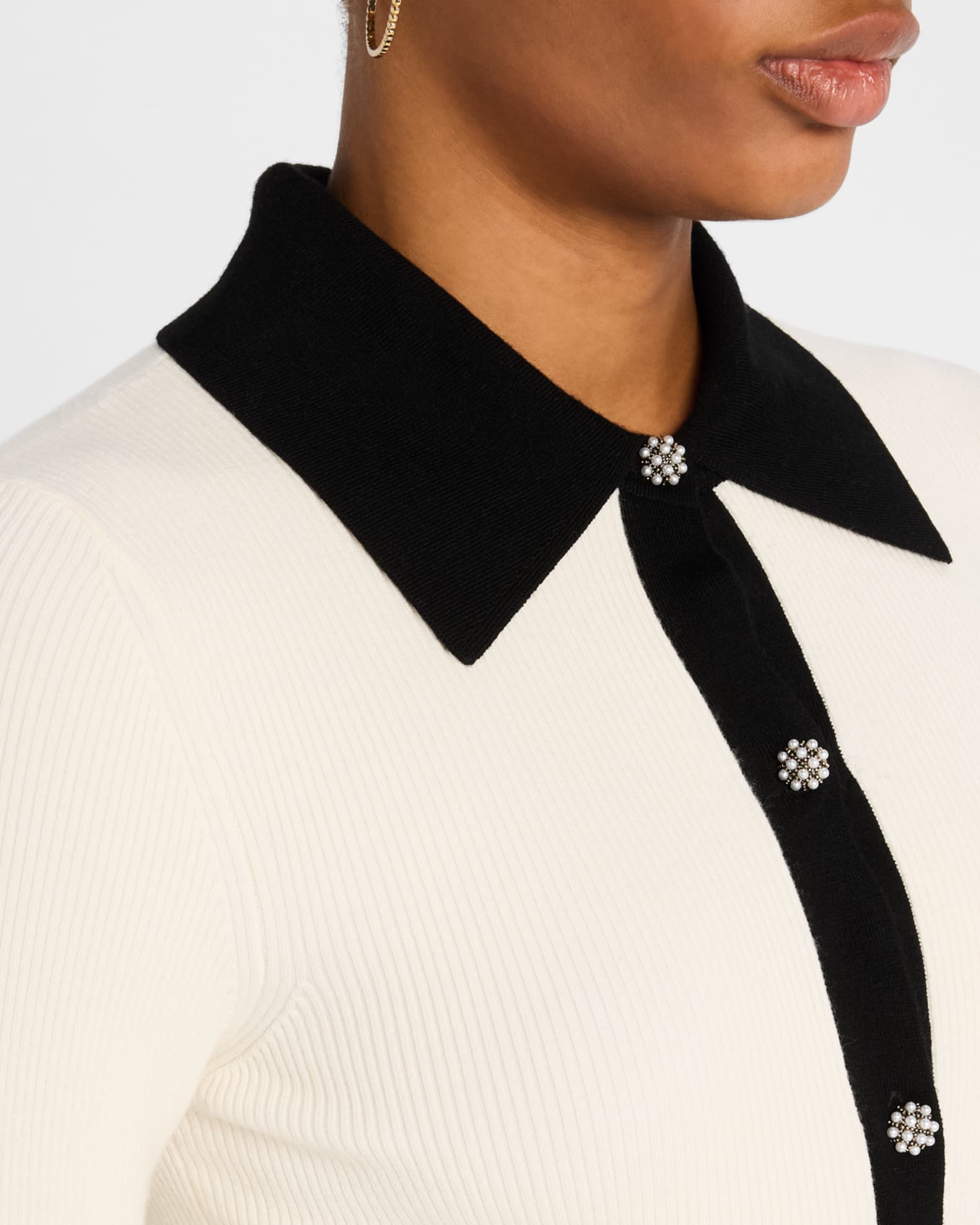 Alice and Olivia Trevor Mixed Media Dress | Bloomingdale's