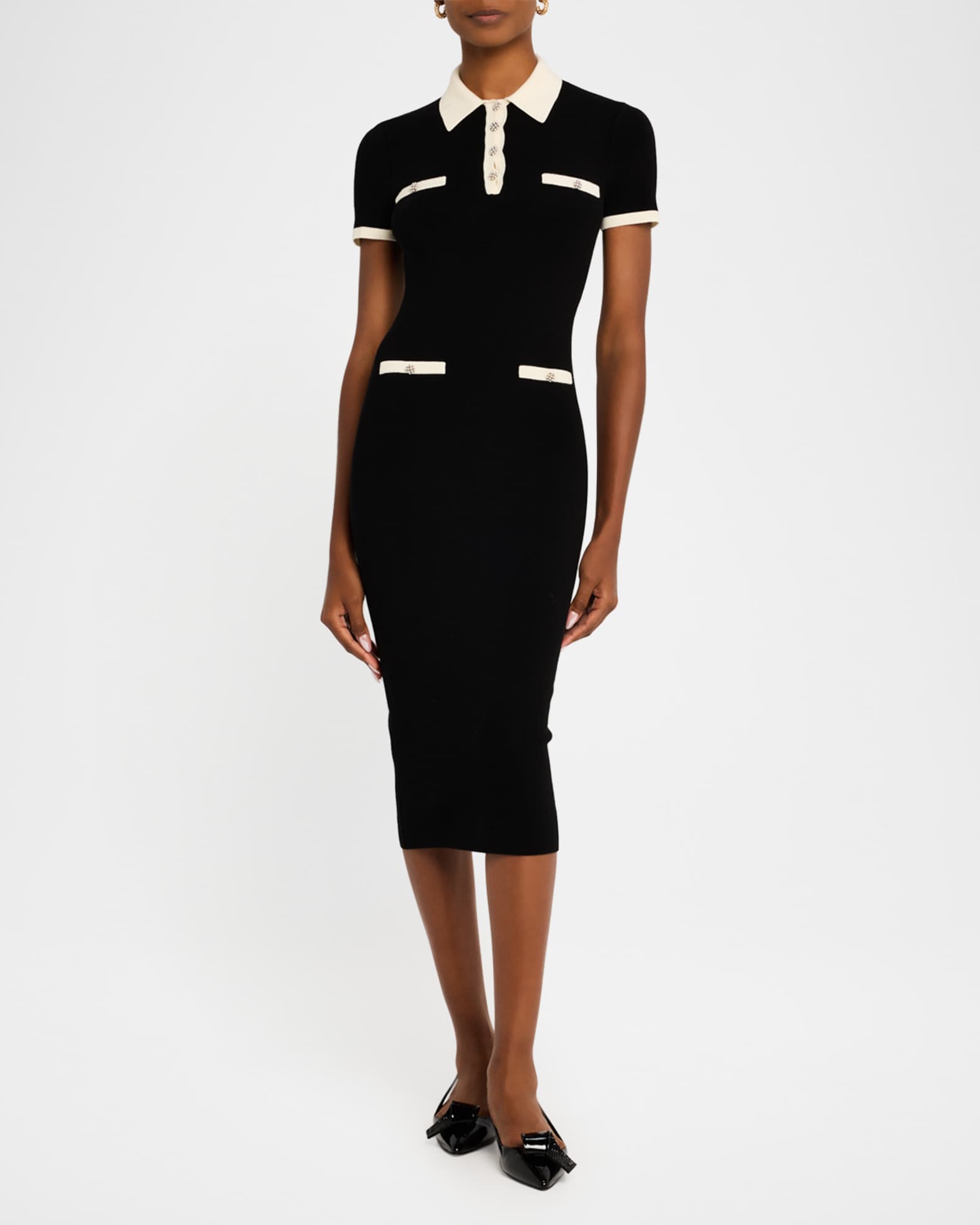 Iris Midi Polo Sweater Dress 1