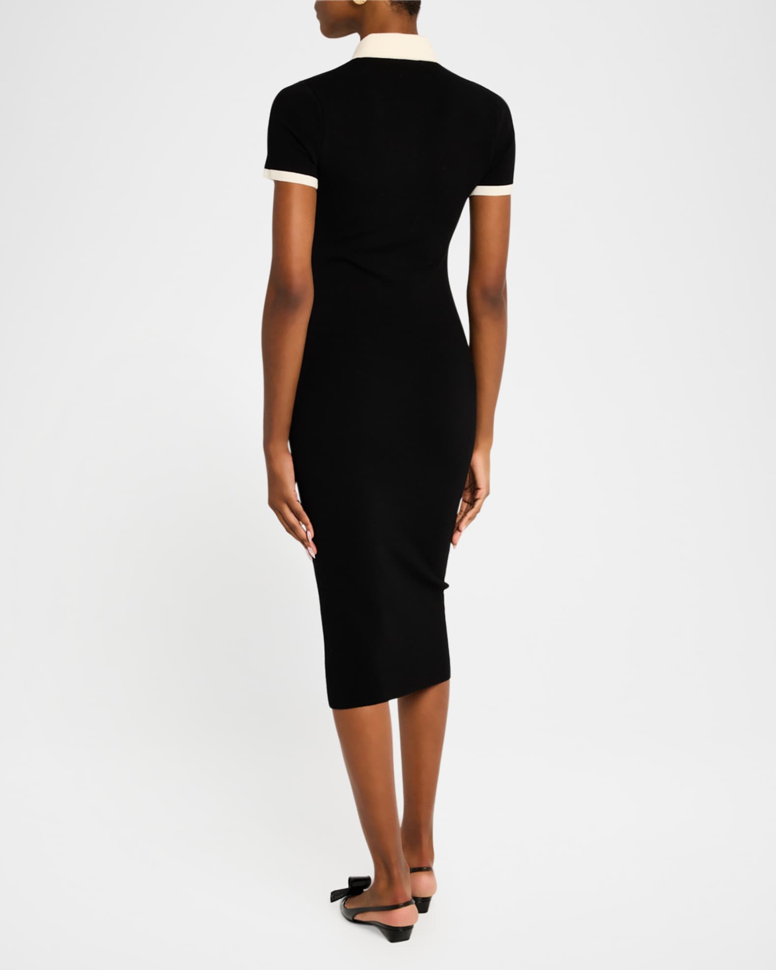 Iris Midi Polo Sweater Dress