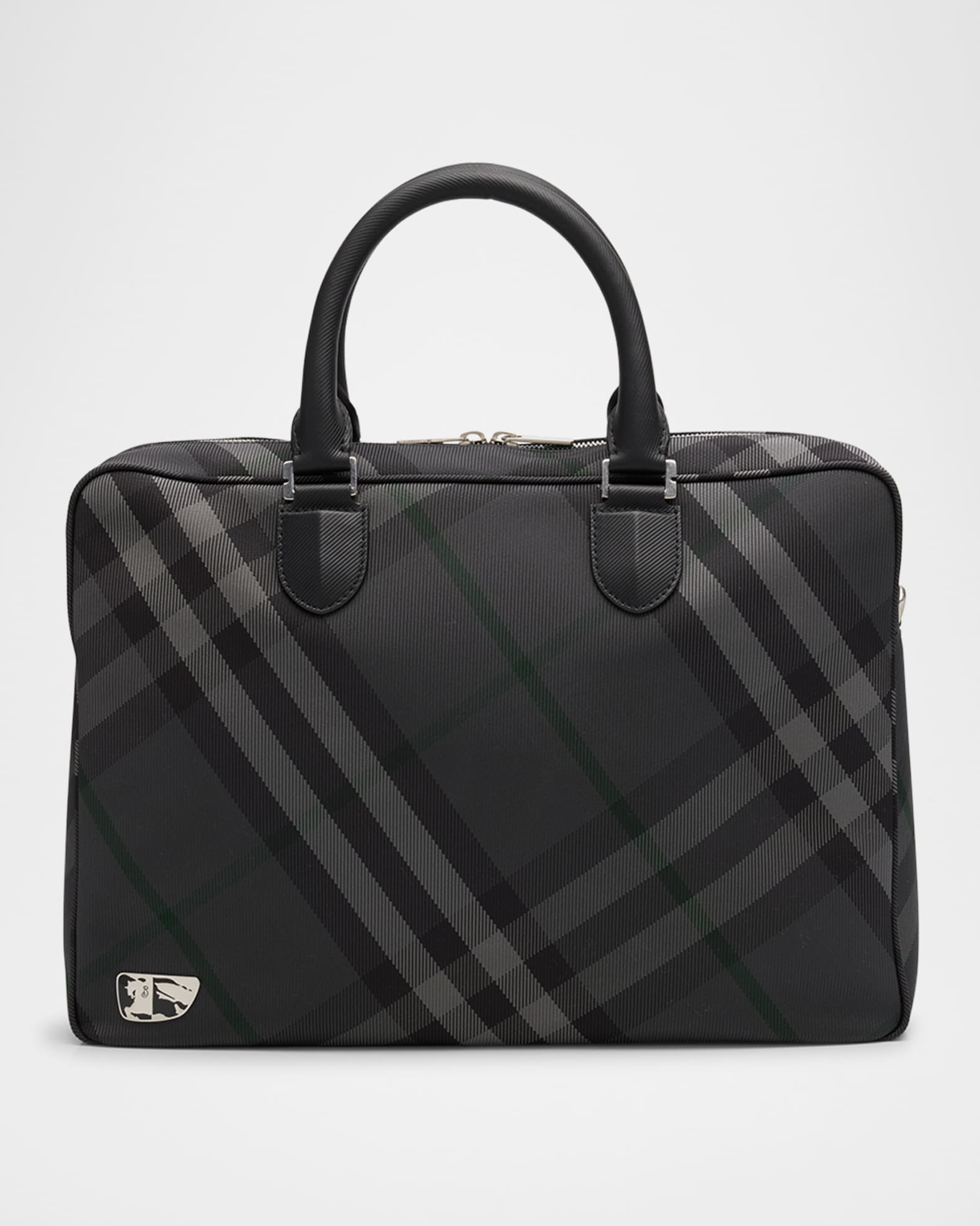 Burberry briefcase men hot sale
