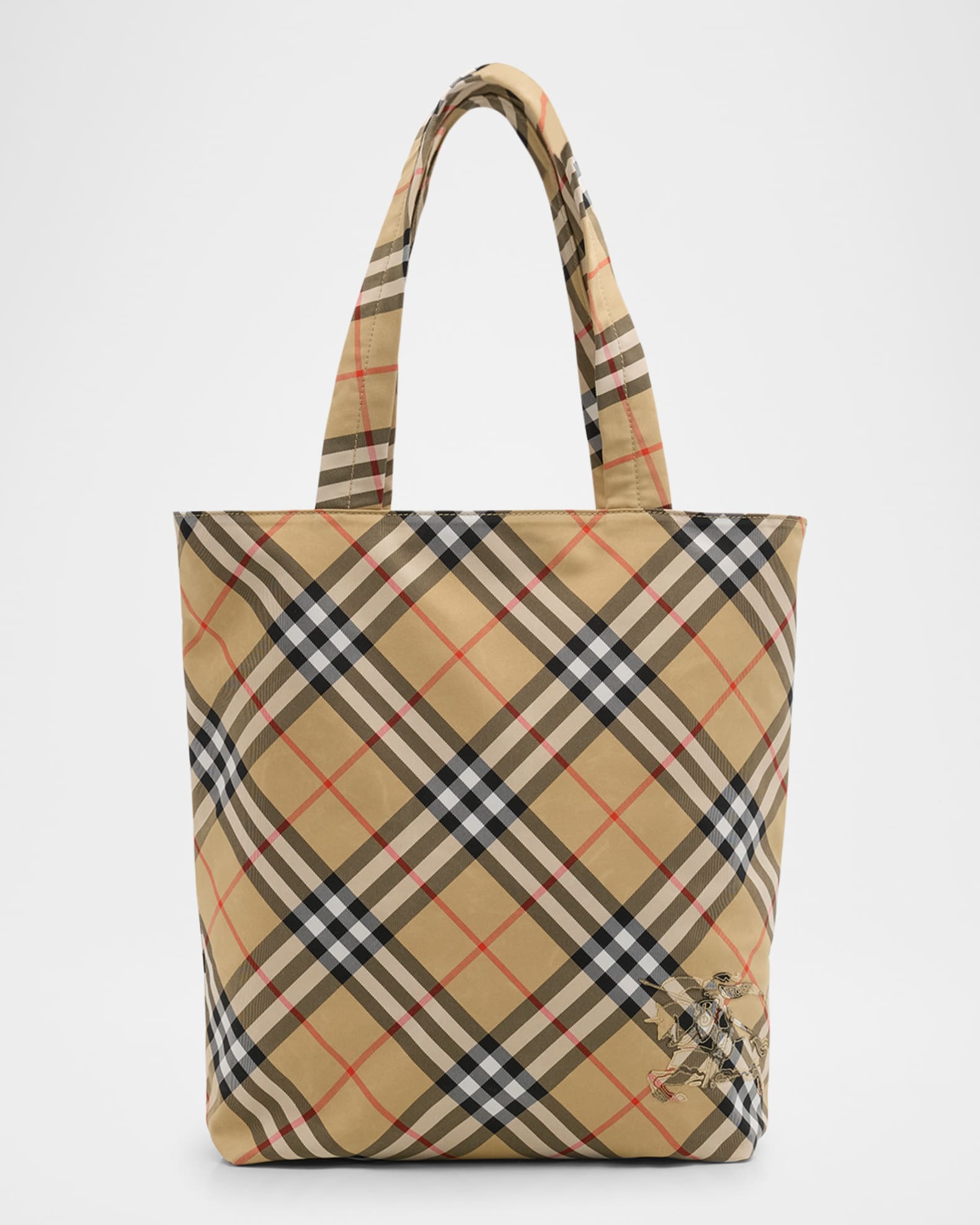 Men's Check Tote Bag 0