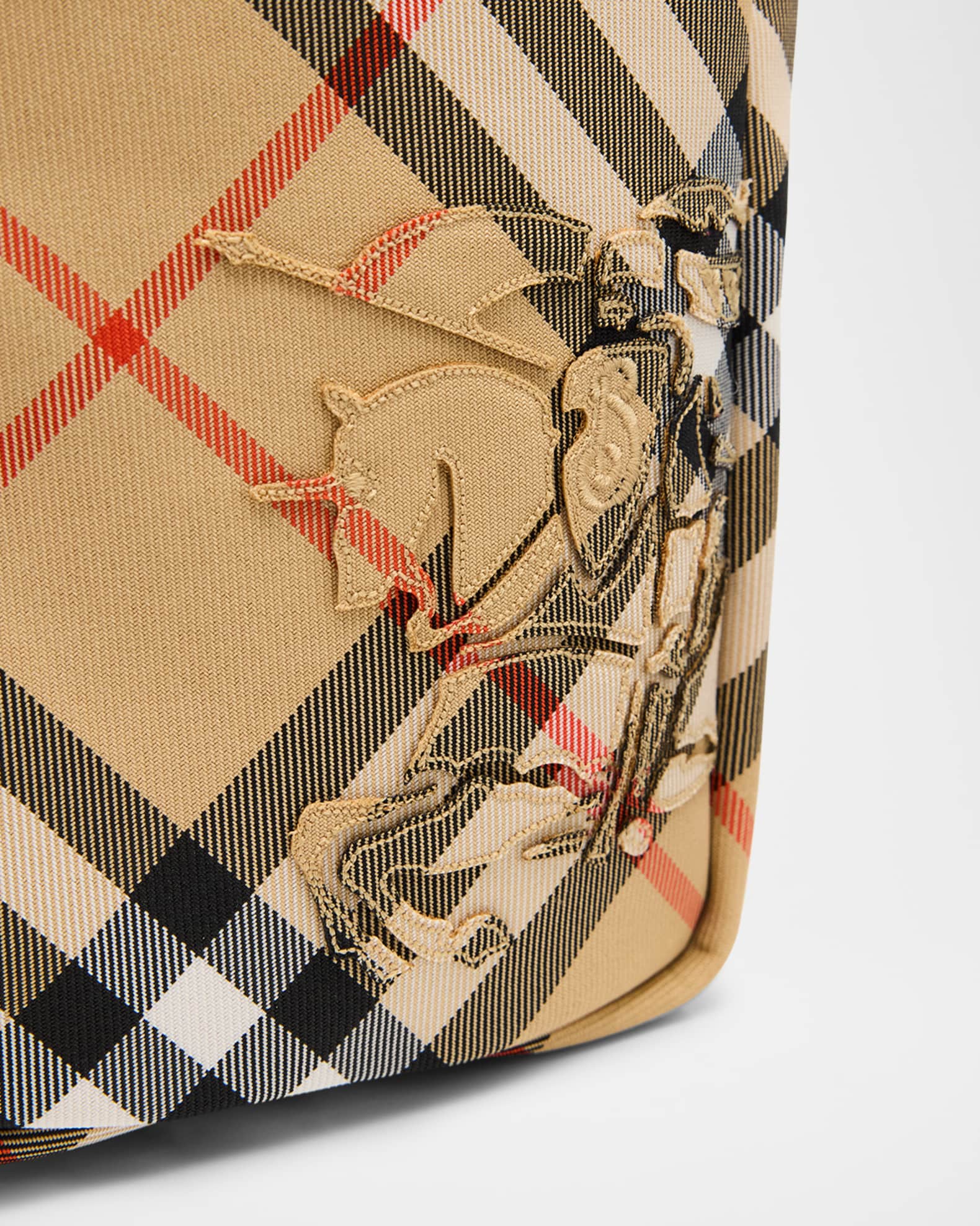 Burberry Men s Check Phone Crossbody Bag Neiman Marcus