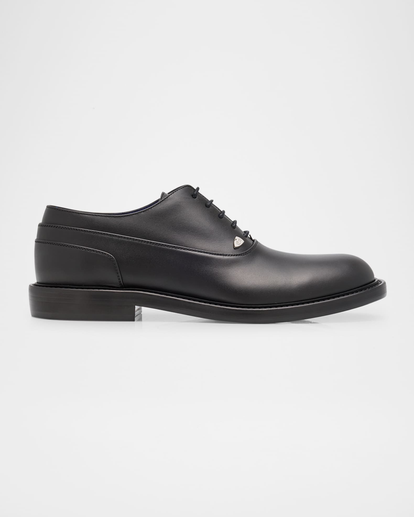 Burberry Men s Cobble Leather Derby Shoes Neiman Marcus