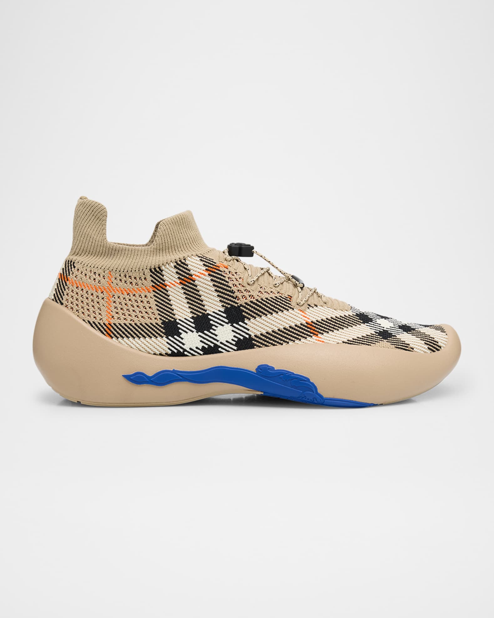 スニーカー Burberry Neptune Sneaker With Knitted Check 08C4160C-11F9-49E7-A946-