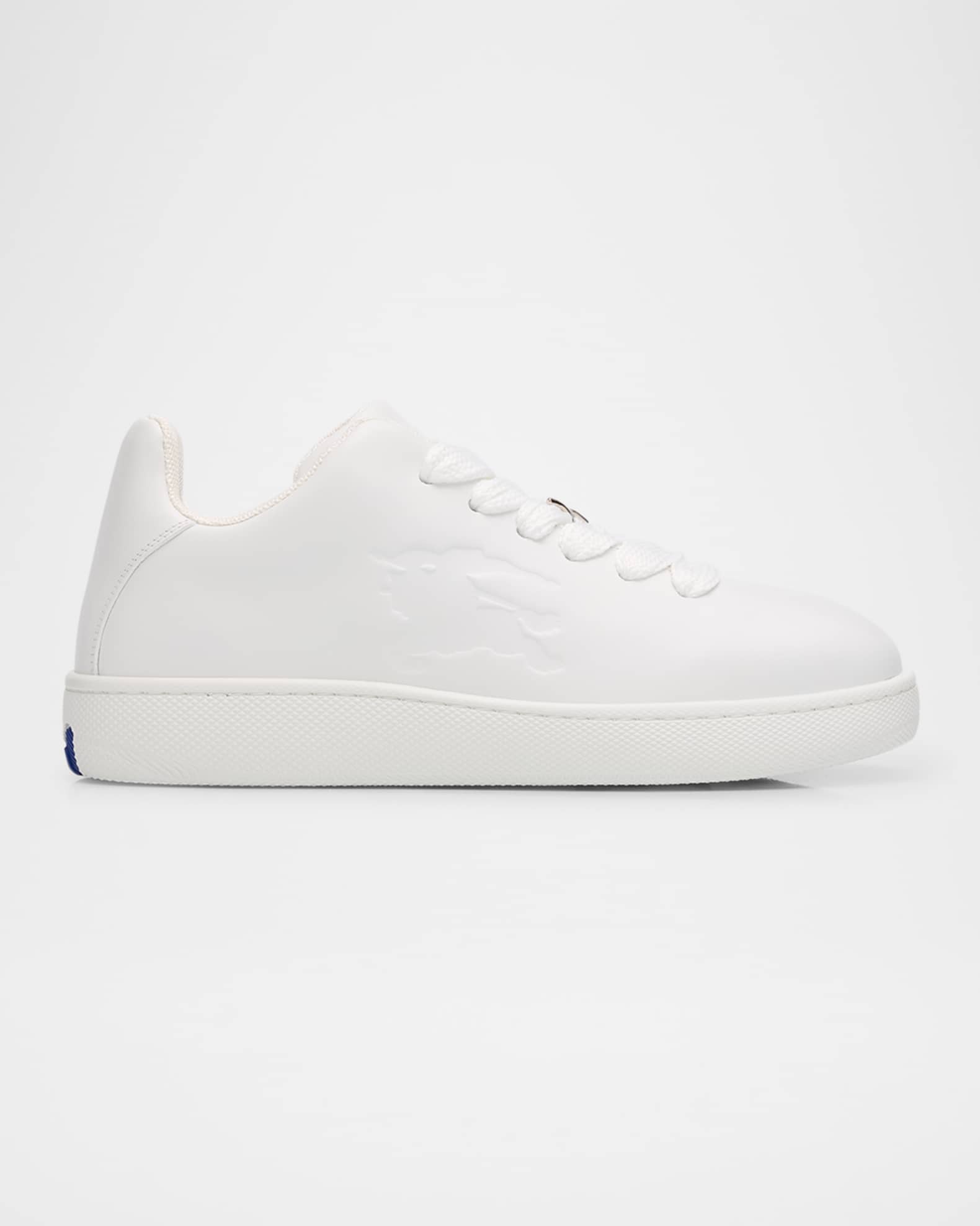Men's Leather Box Low-Top Sneakers 0