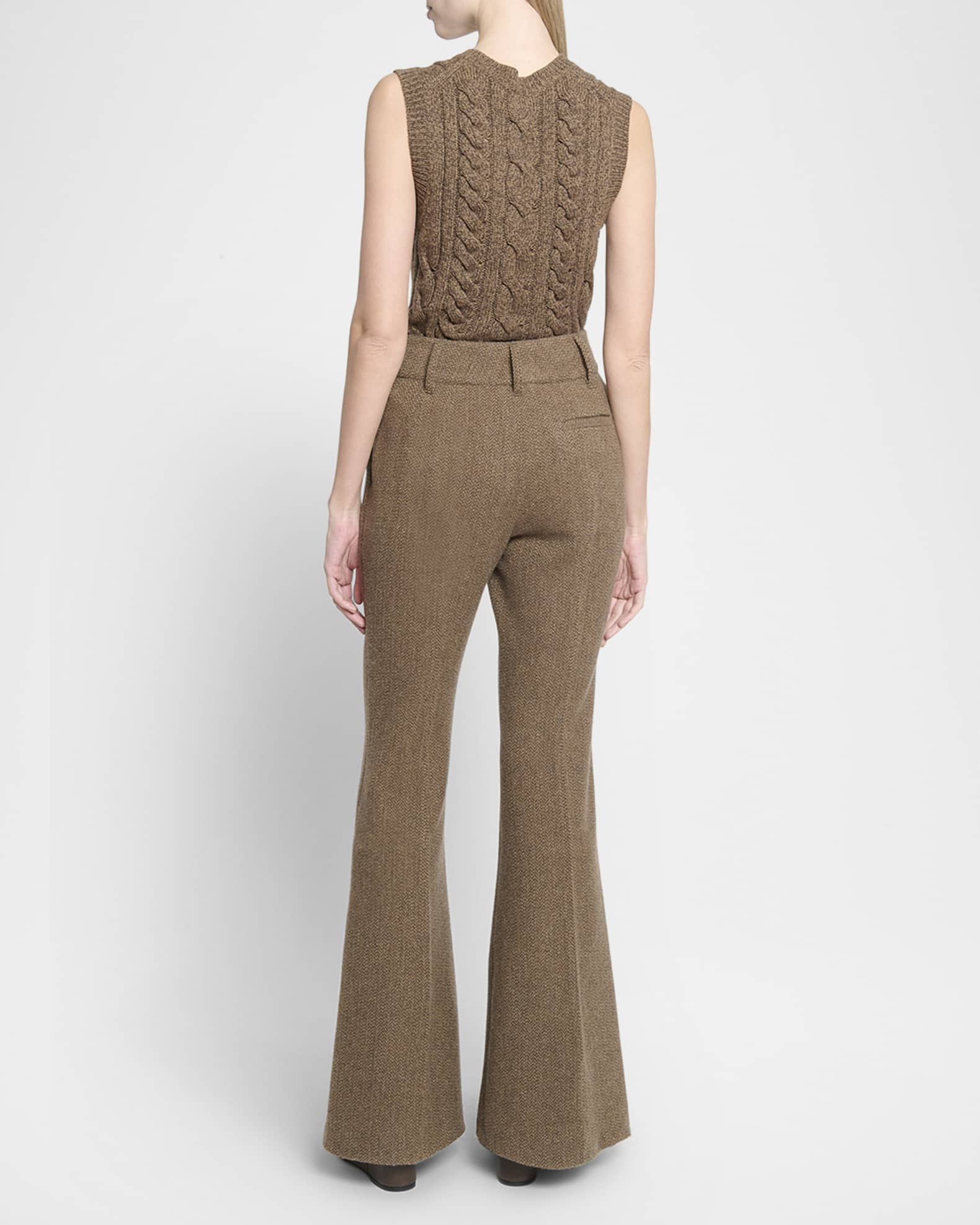 Muchacha Alegre High Rise Flare Pants (Teal)