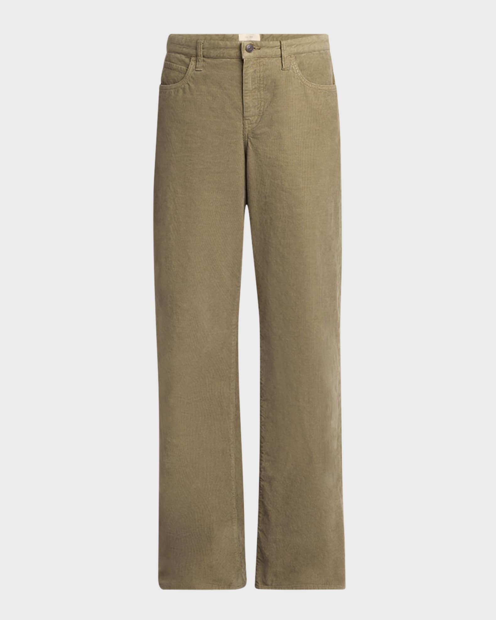 THE ROW Eglitta Corduroy Straight-Leg Pants | Neiman Marcus