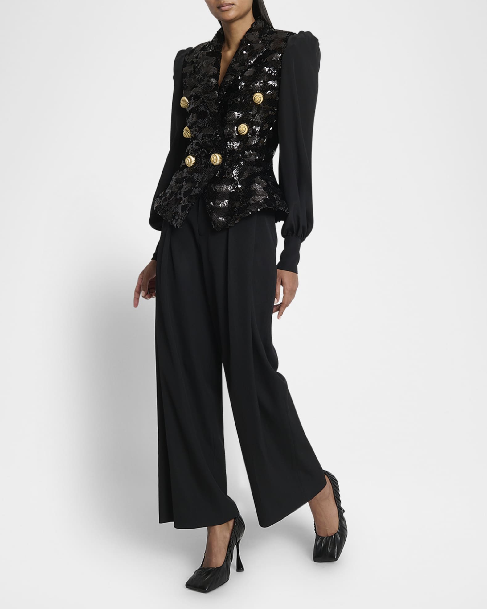 Balmain double breasted blazer top