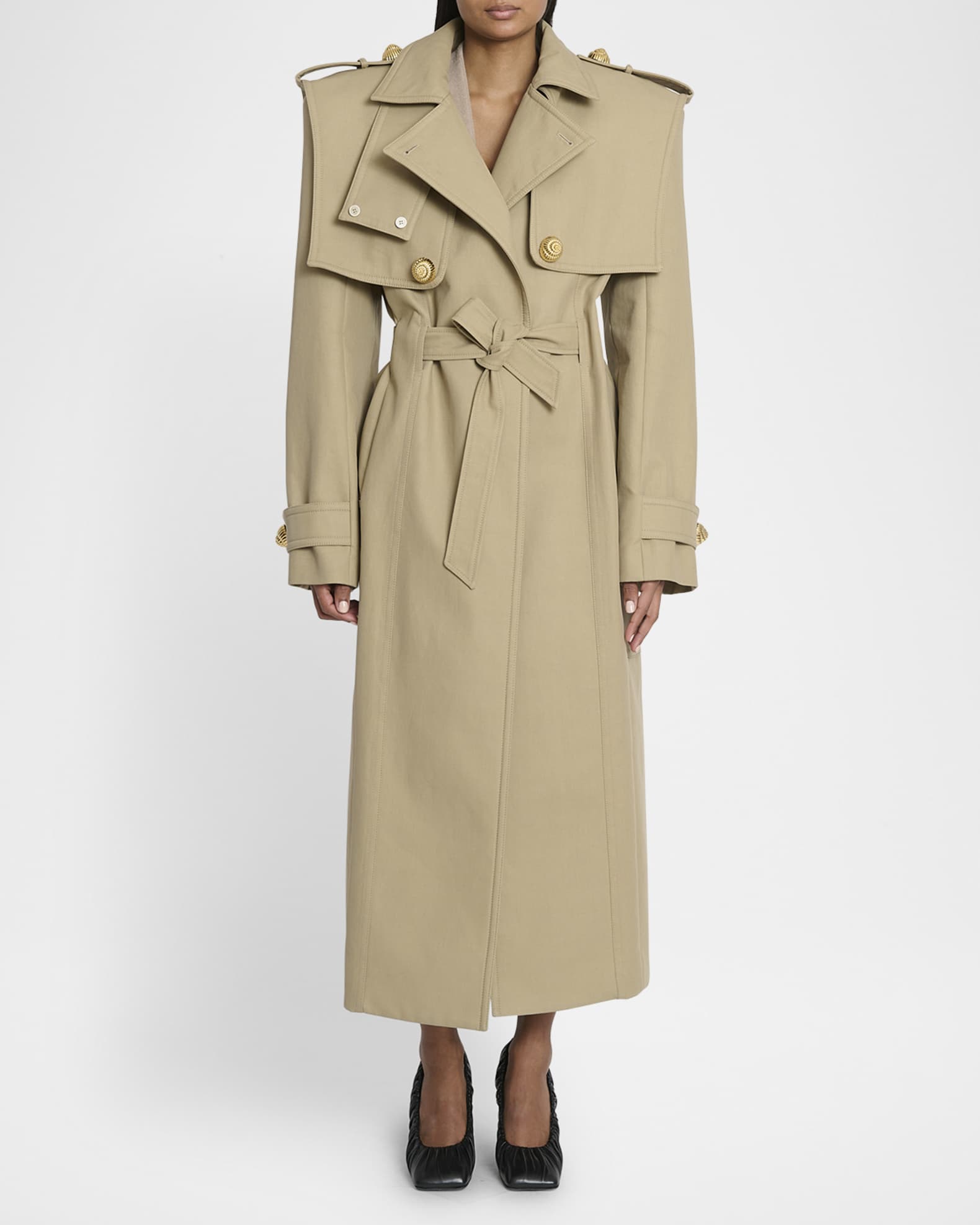 Balmain trench coat shop
