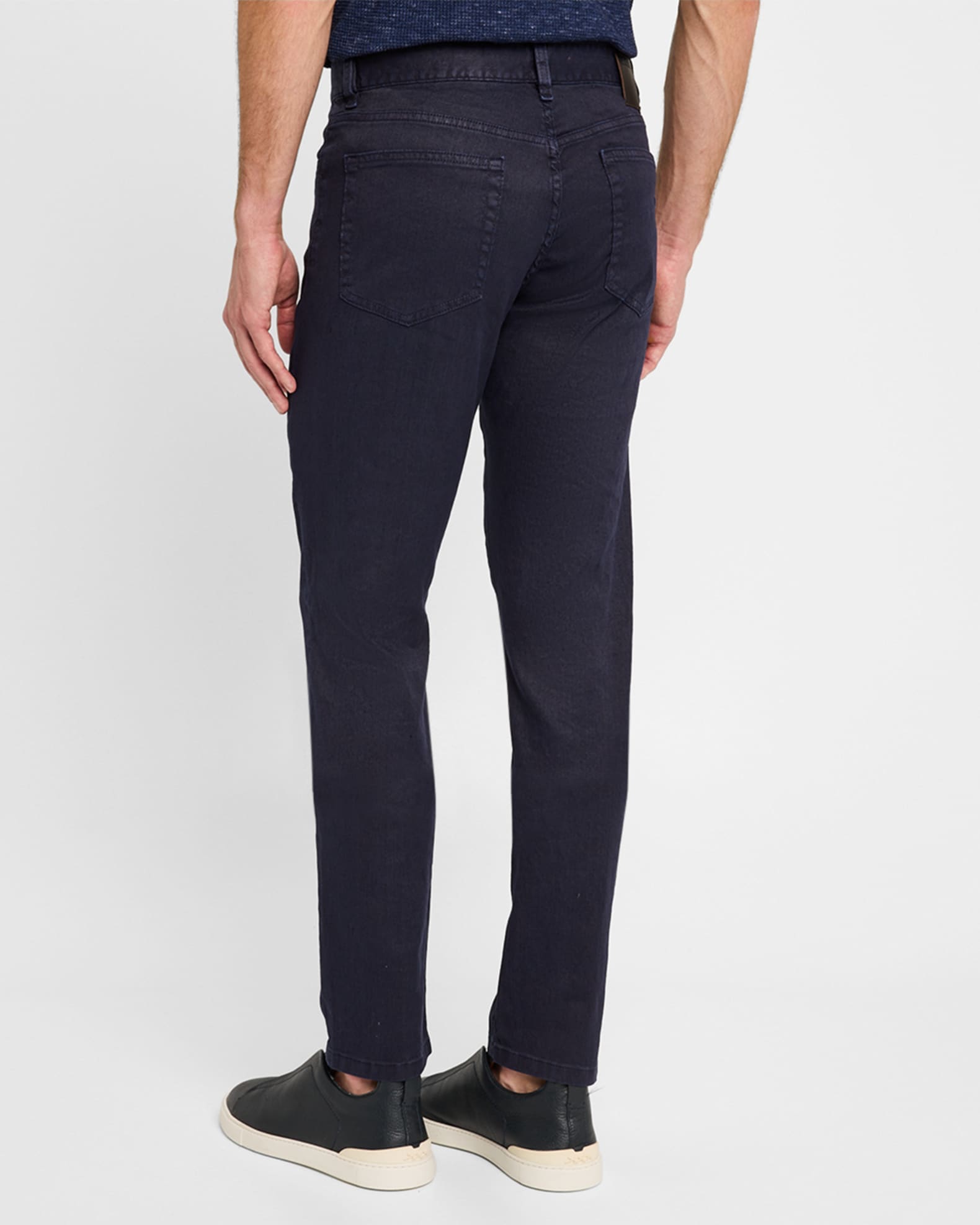 冬ギフト セ ZEGNA Pants Five-Pocket Cotton and Linen Comfort Men's パンツ